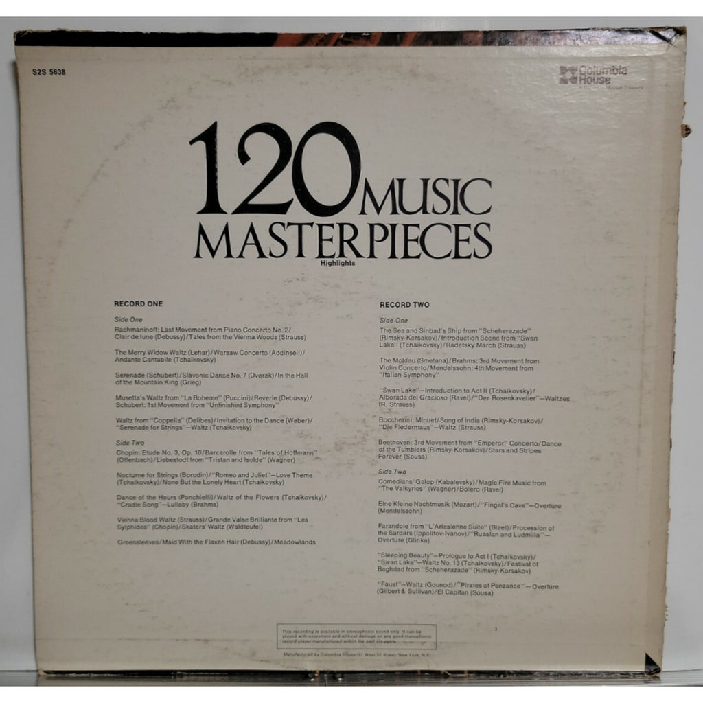 Various – 120 Music Masterpieces (Vinyl)