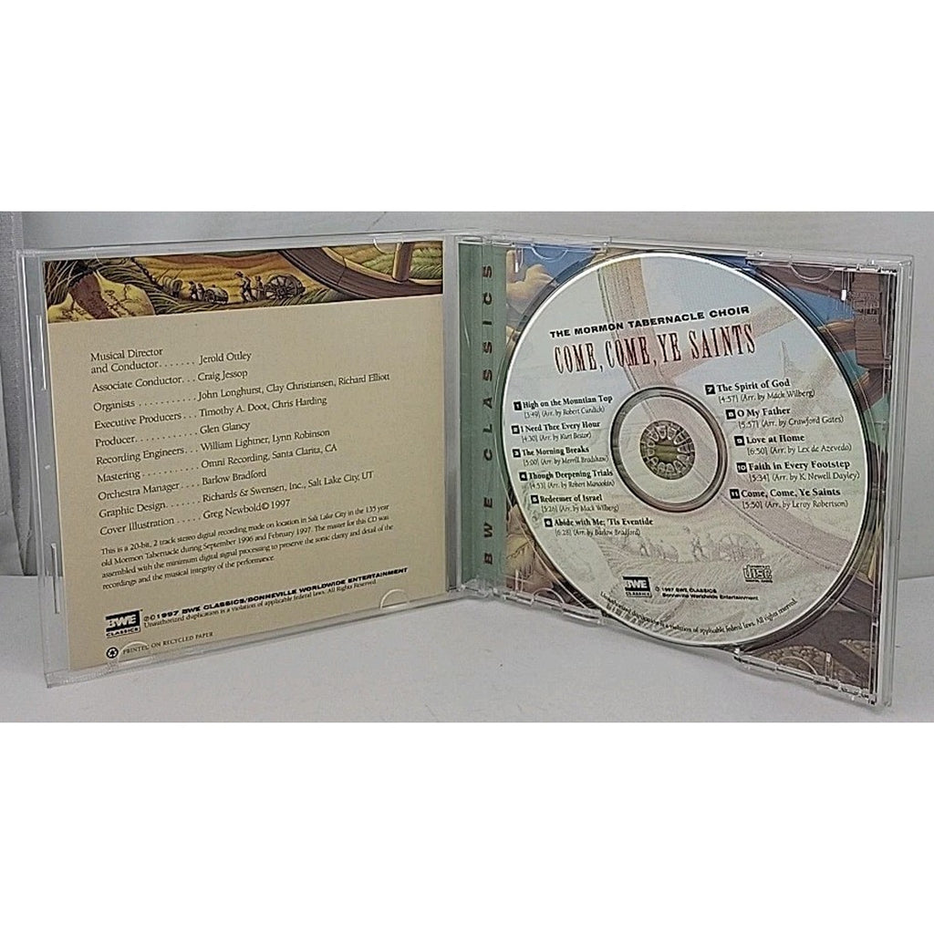 Come, Come, Ye Saints by Mormon Tabernacle Choir (CD, Feb-1999, BWE Acoustic)