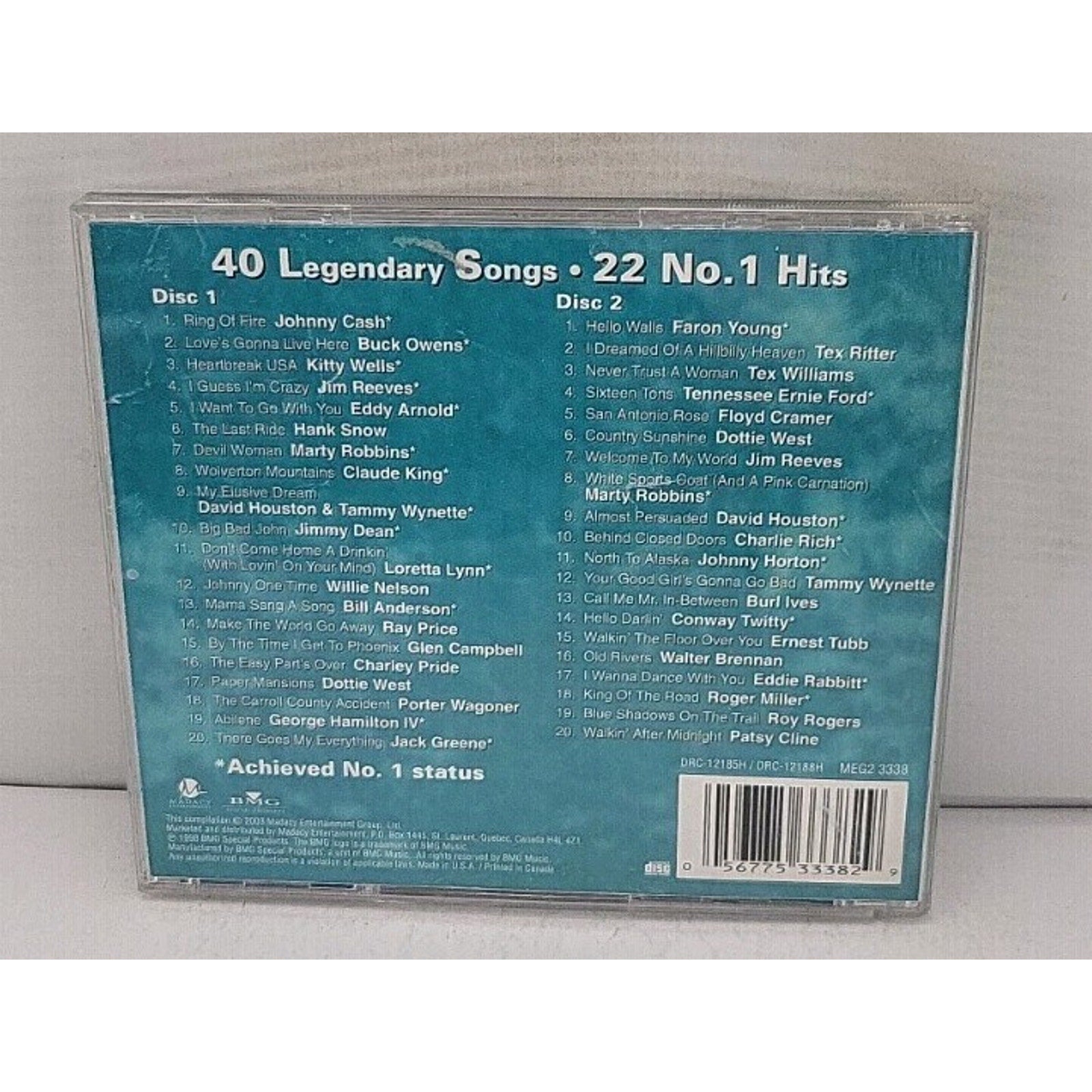Very Best of Country Legends by Various (CD, 2003) 2 Disc