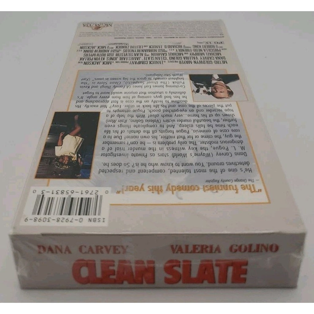 Clean Slate (VHS, 1994) *Brand New*