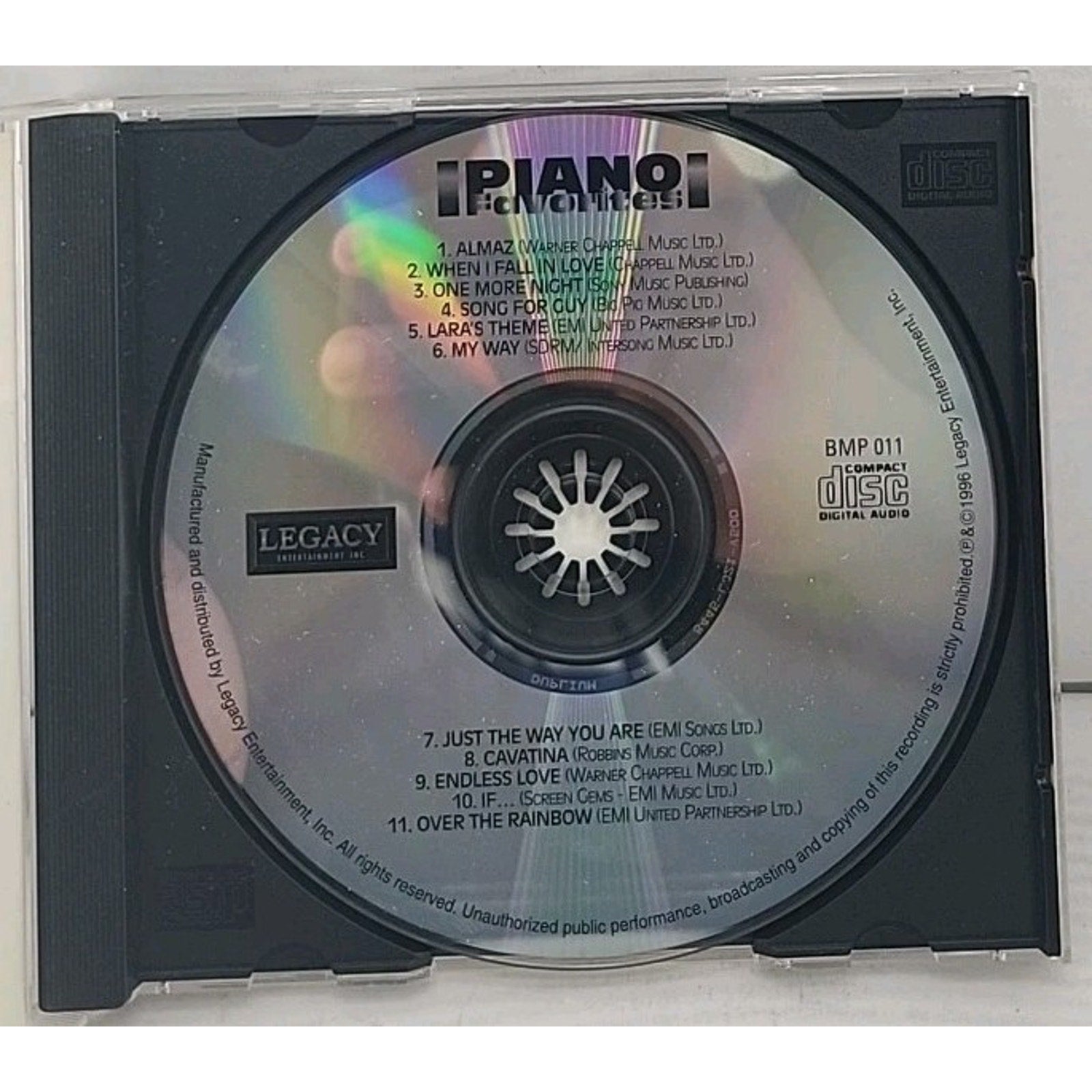 Piano Favorites [Legacy] by Various Artists (CD, 2000, Legacy)