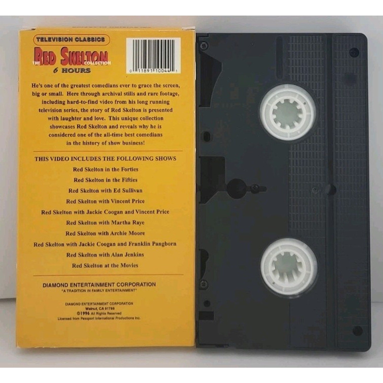 The Red Skelton Collection (VHS 1996) 6 HOURS Classic Comedy
