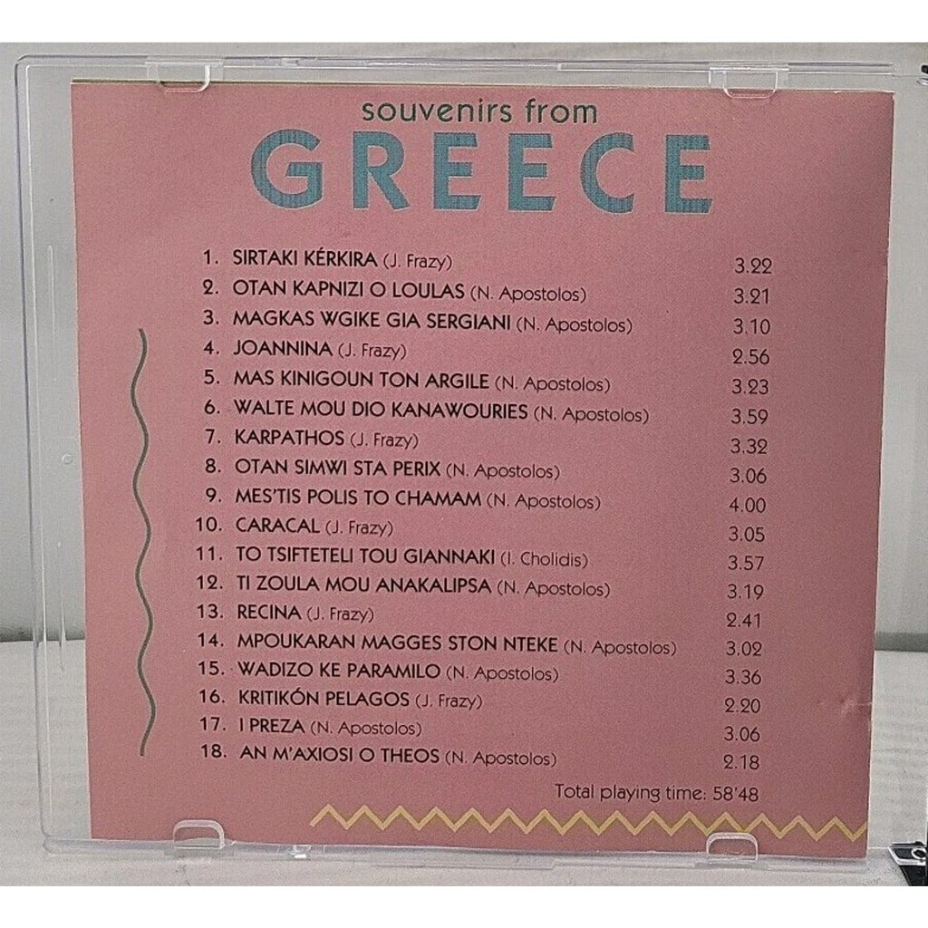 Souvenirs from Greece - Audio CD