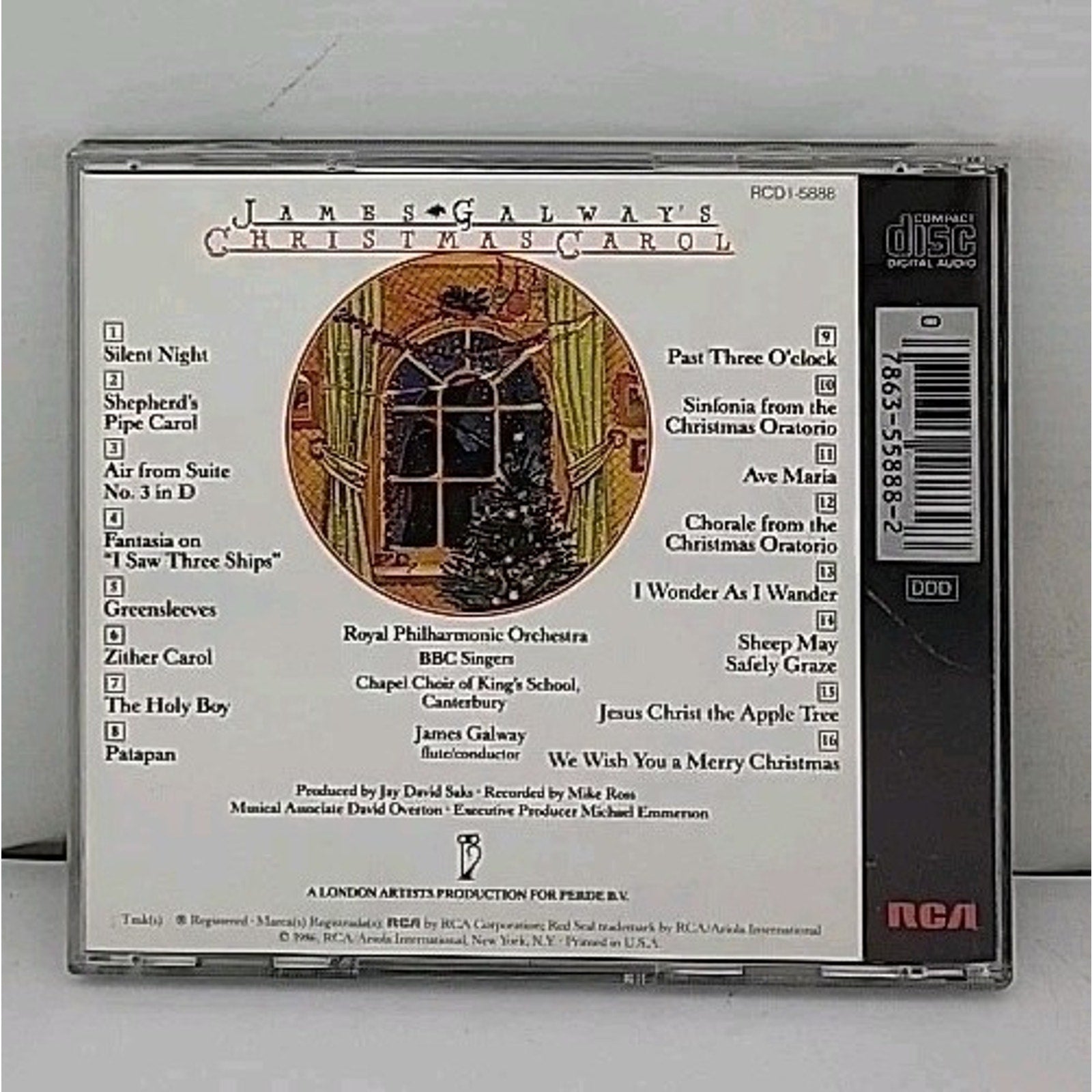 James Galway's Christmas Carol / Royal Philharmonic (CD, 1986, RCA)