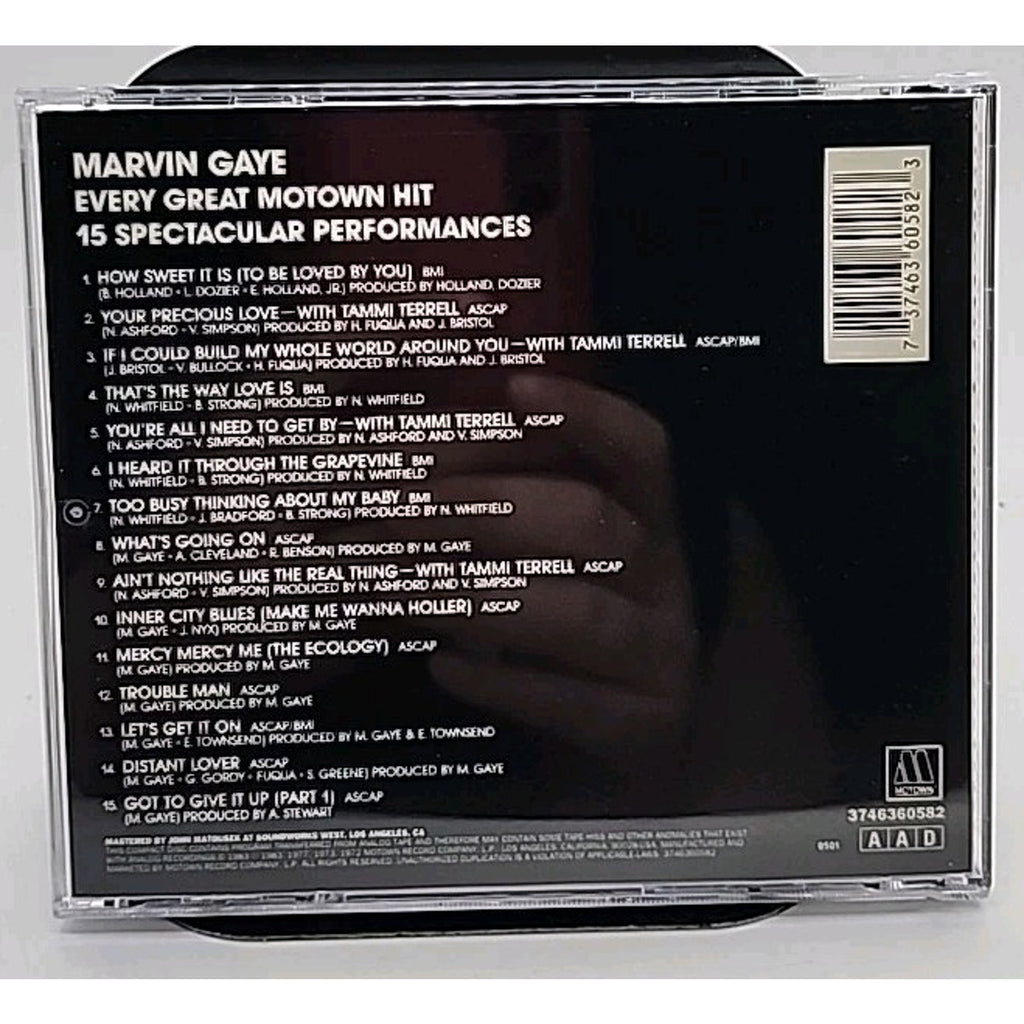 Every Great Motown Hit of Marvin Gaye by Marvin Gaye (CD, Oct-1991, Motown)