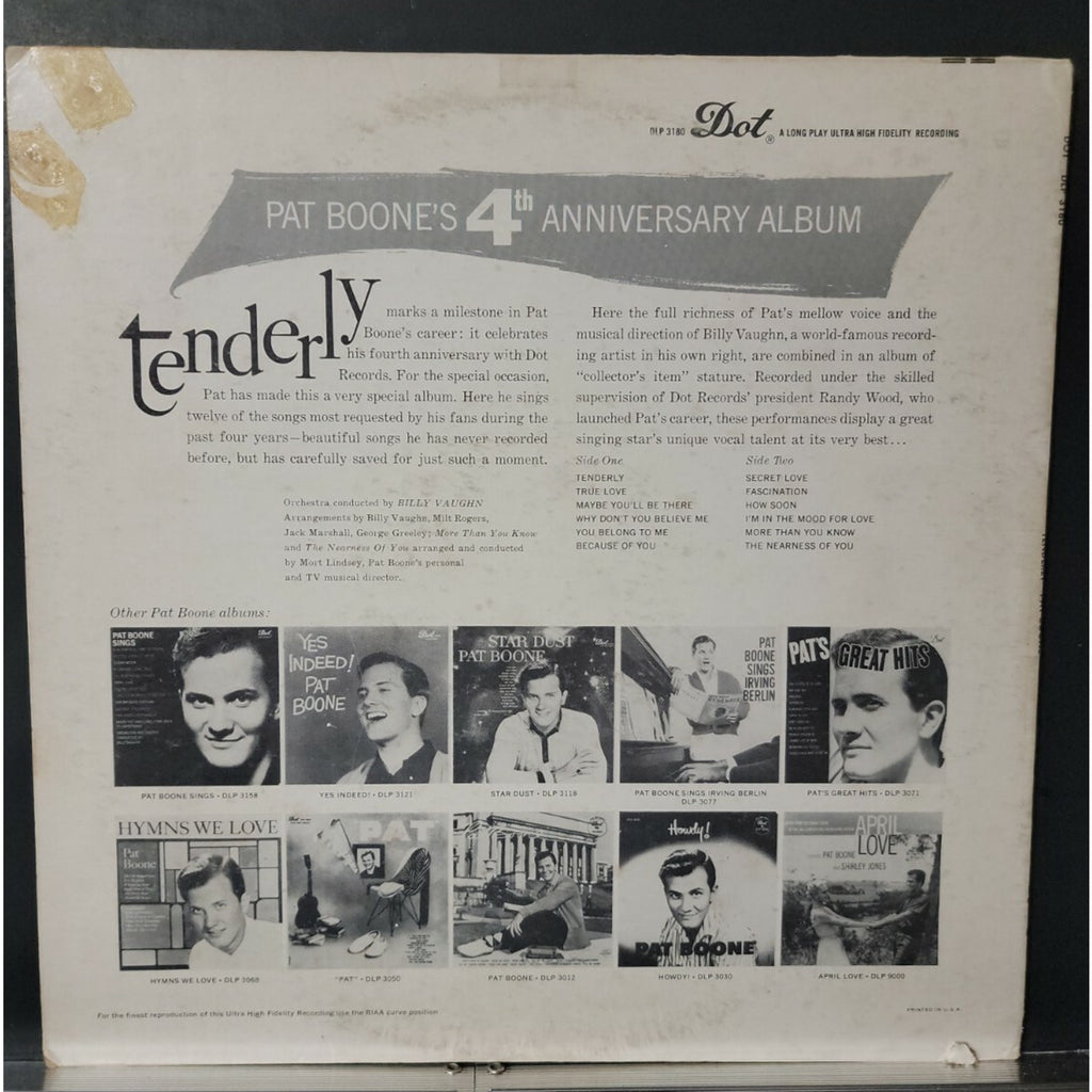 Pat Boone – Tenderly (Vinyl)