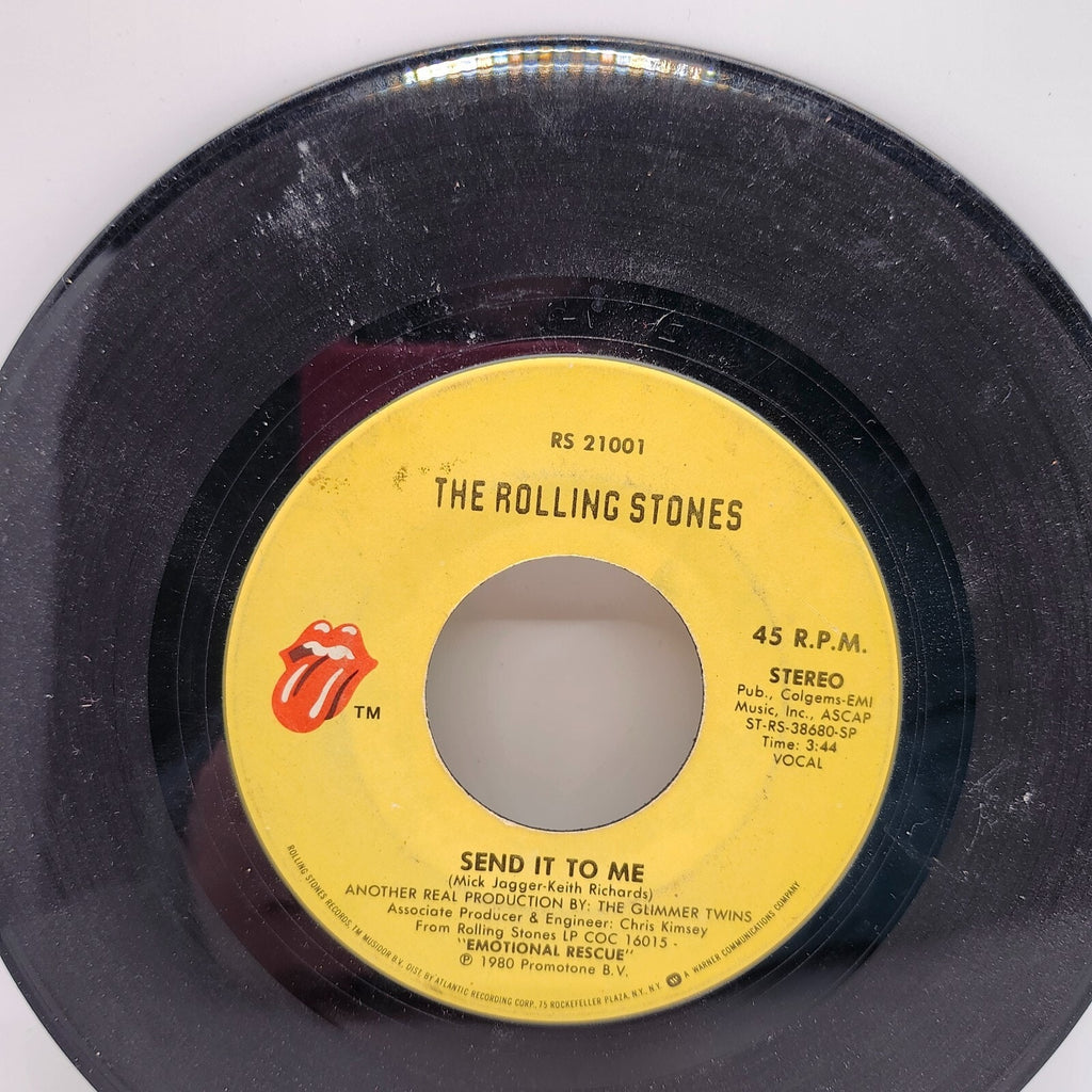 Send It to Me / She's So Cold by The Rolling Stones (Record) - RS-21001