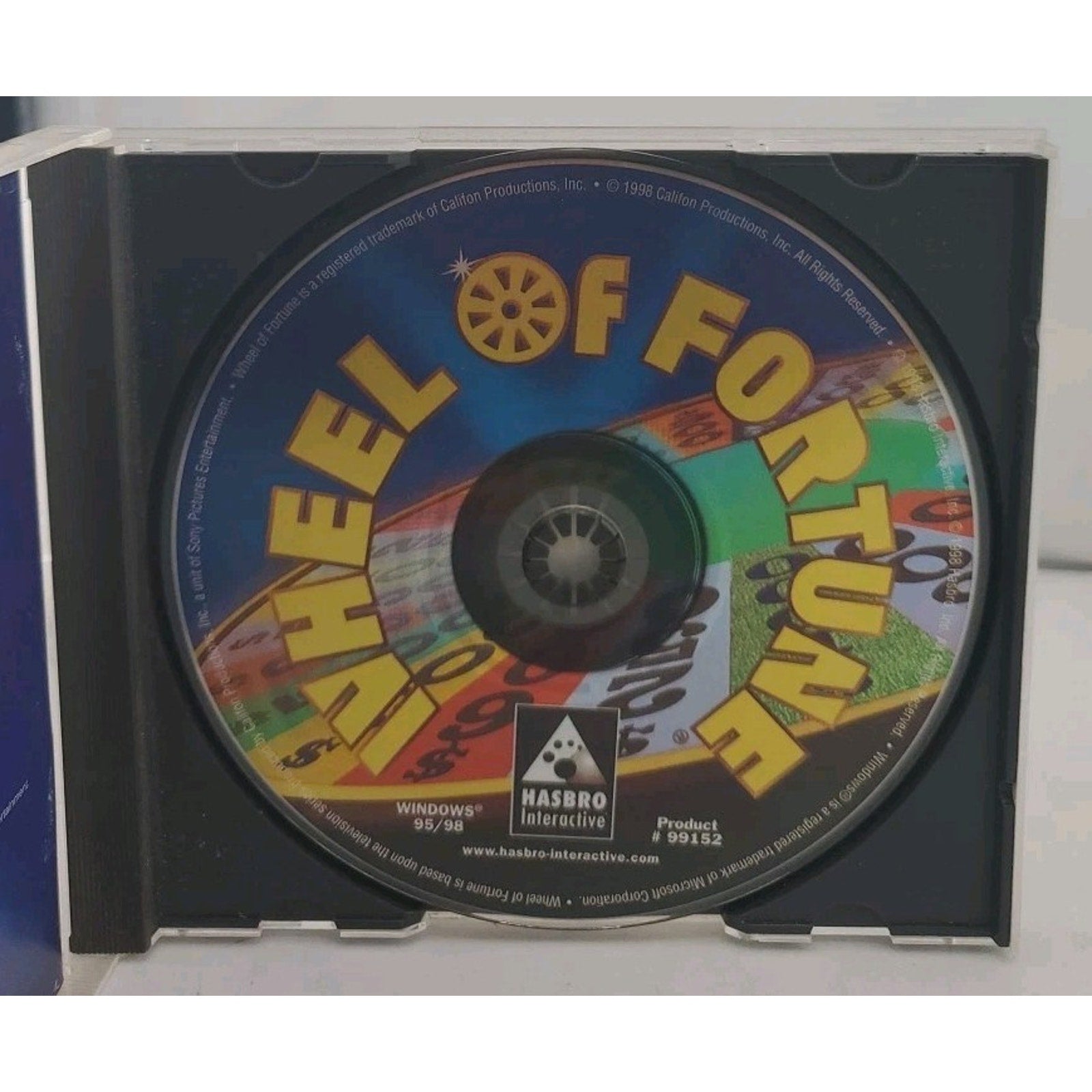 Wheel of Fortune CD-ROM Jewel Case (PC, 1999)