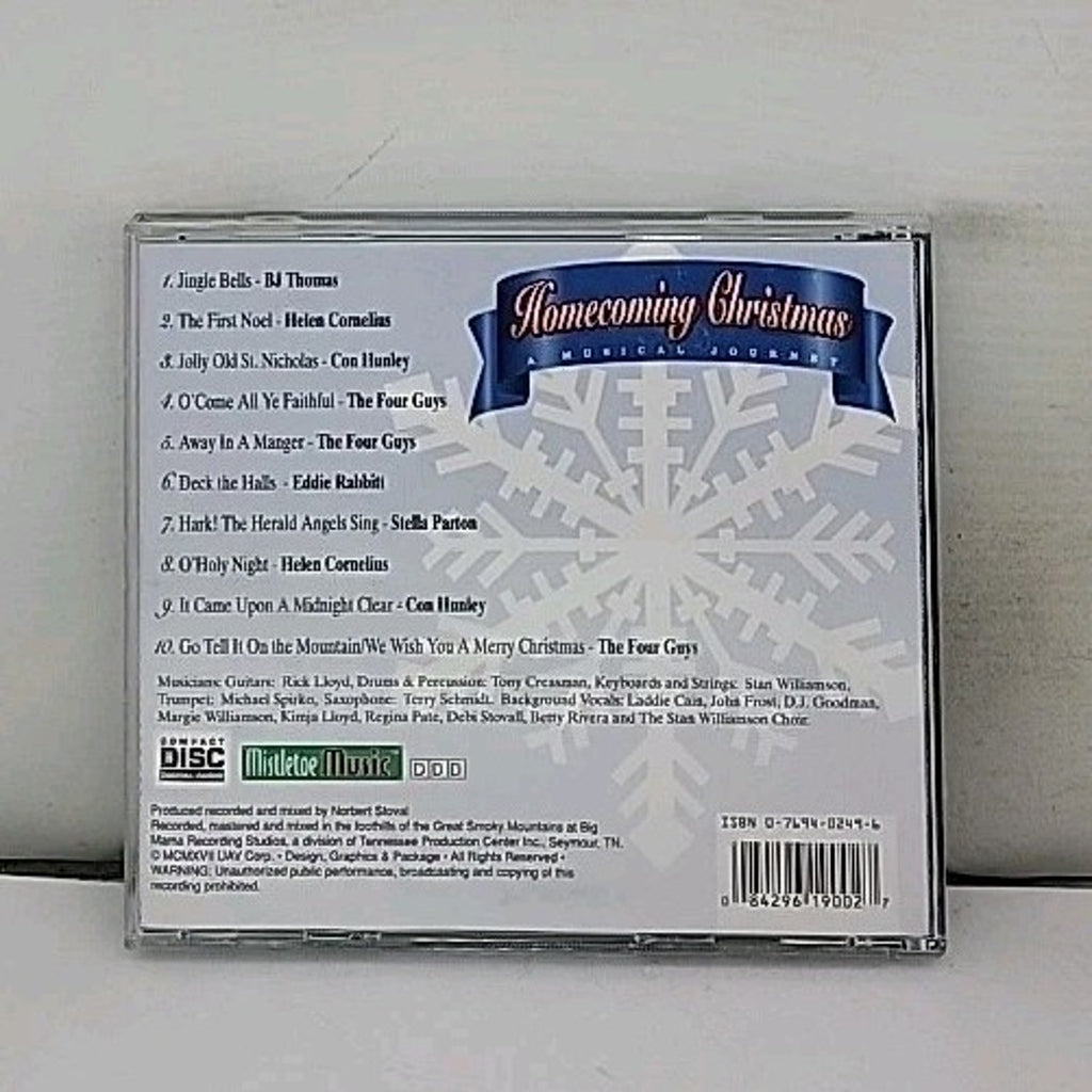 Homecoming Christmas CD - A Musical Journey Eddie Rabbitt BJ Thomas Four Guys