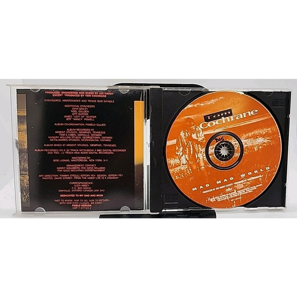 Mad Mad World by Tom Cochrane (CD, 1992)