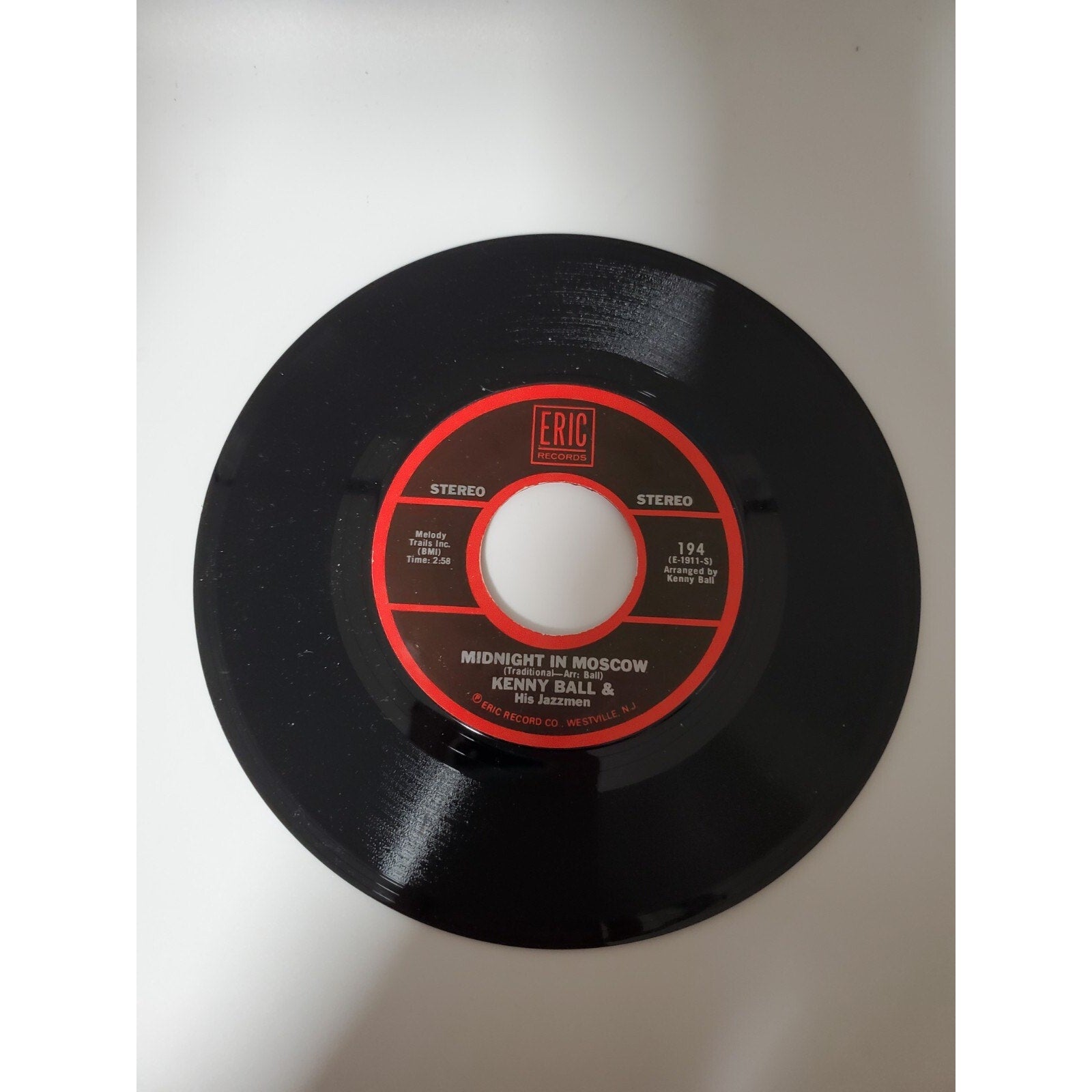 Kenny Ball - Midnight In Moscow - 45RPM Record - Singles