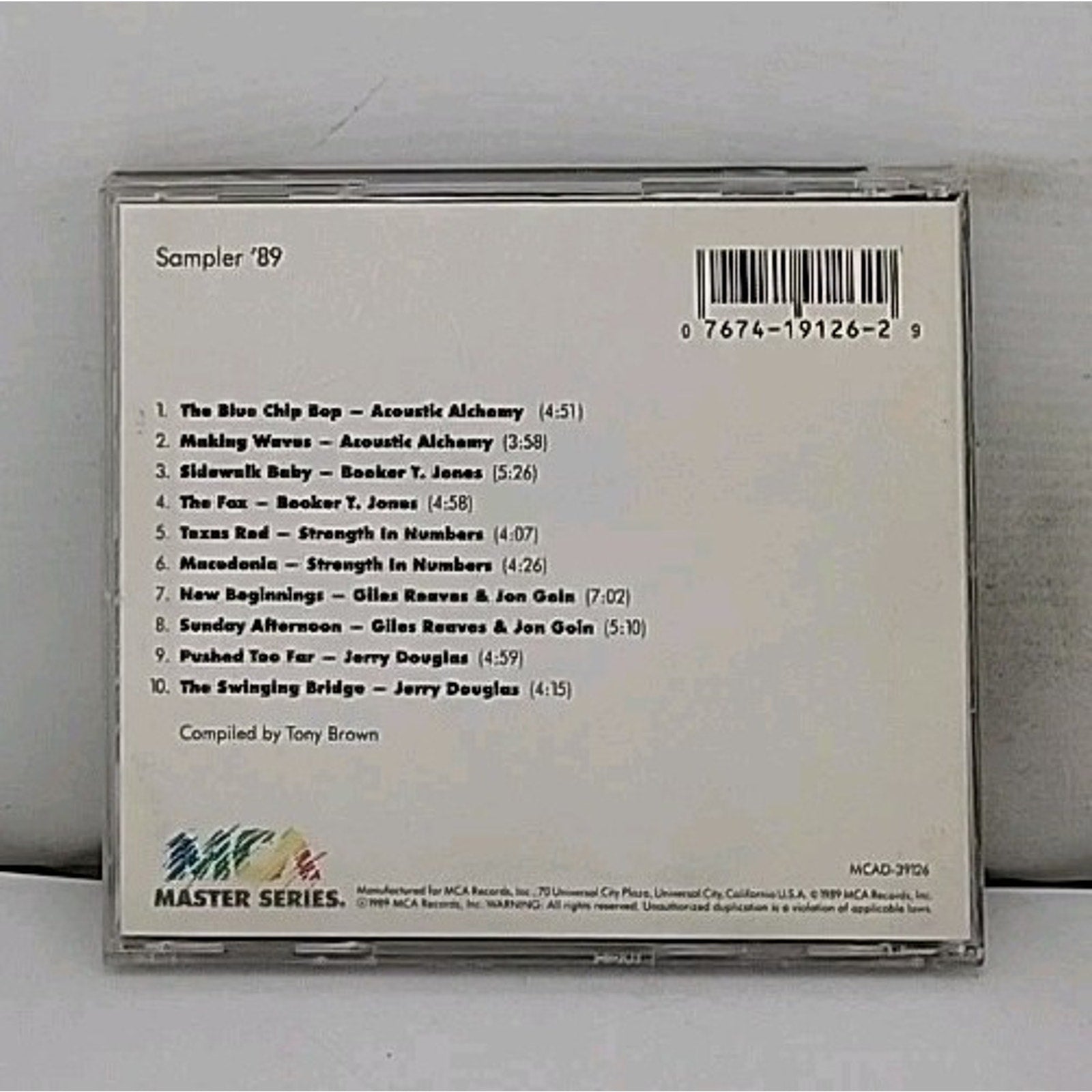 MCA Master Series Sampler '89 by Various Artists (CD, Jun-1989, MCA Master...