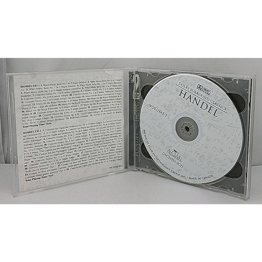 Water Music 1 (F Major) /Con Gross 3 (Em) /& by Les Lunes Du Cousin Jacques (CD,