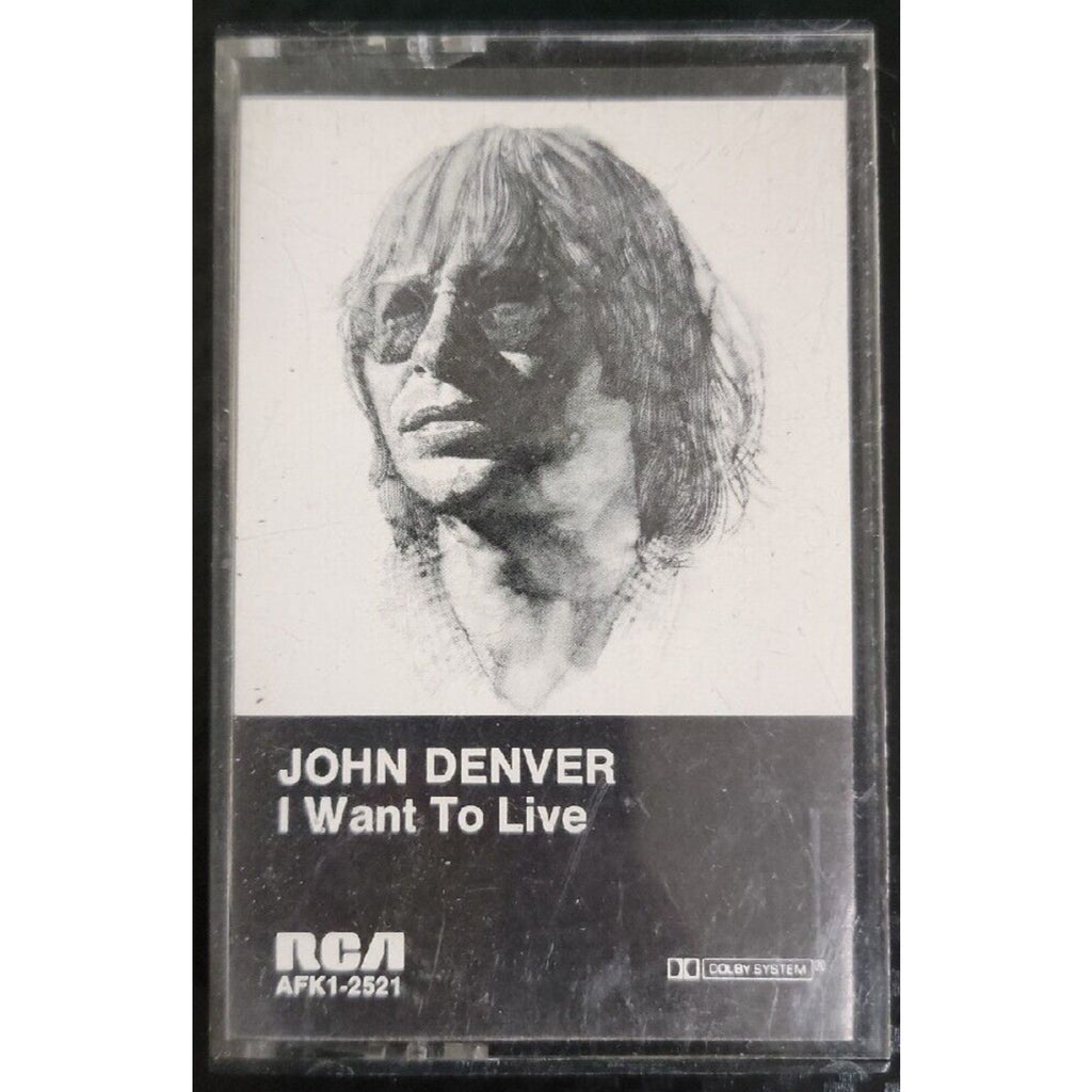 I Want To Live by John Denver (RCA Records) 1977 (Cassette)