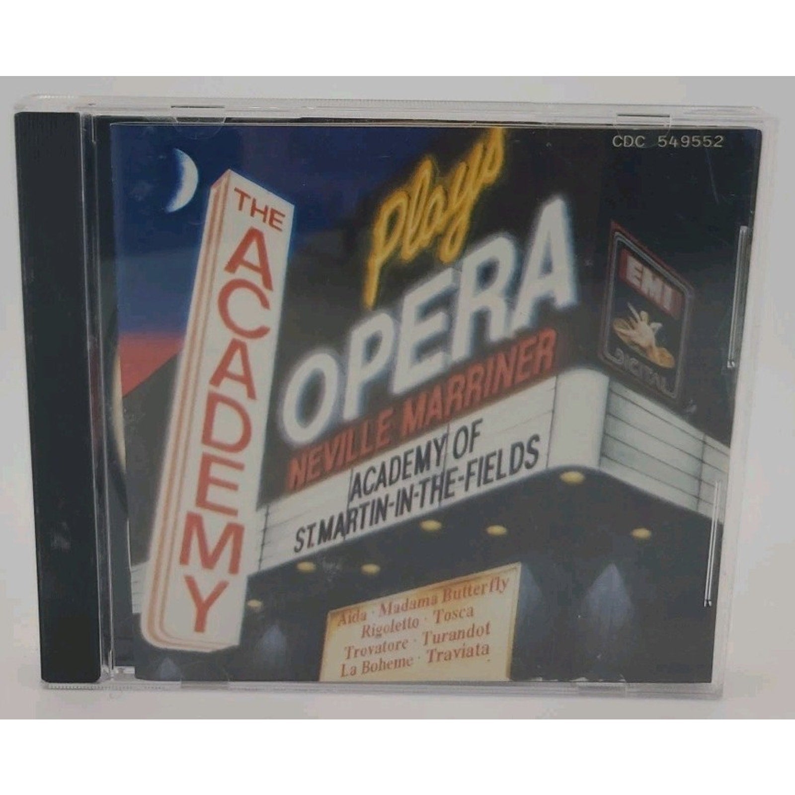 Academy Plays Opera - Audio CD By Neville Marriner