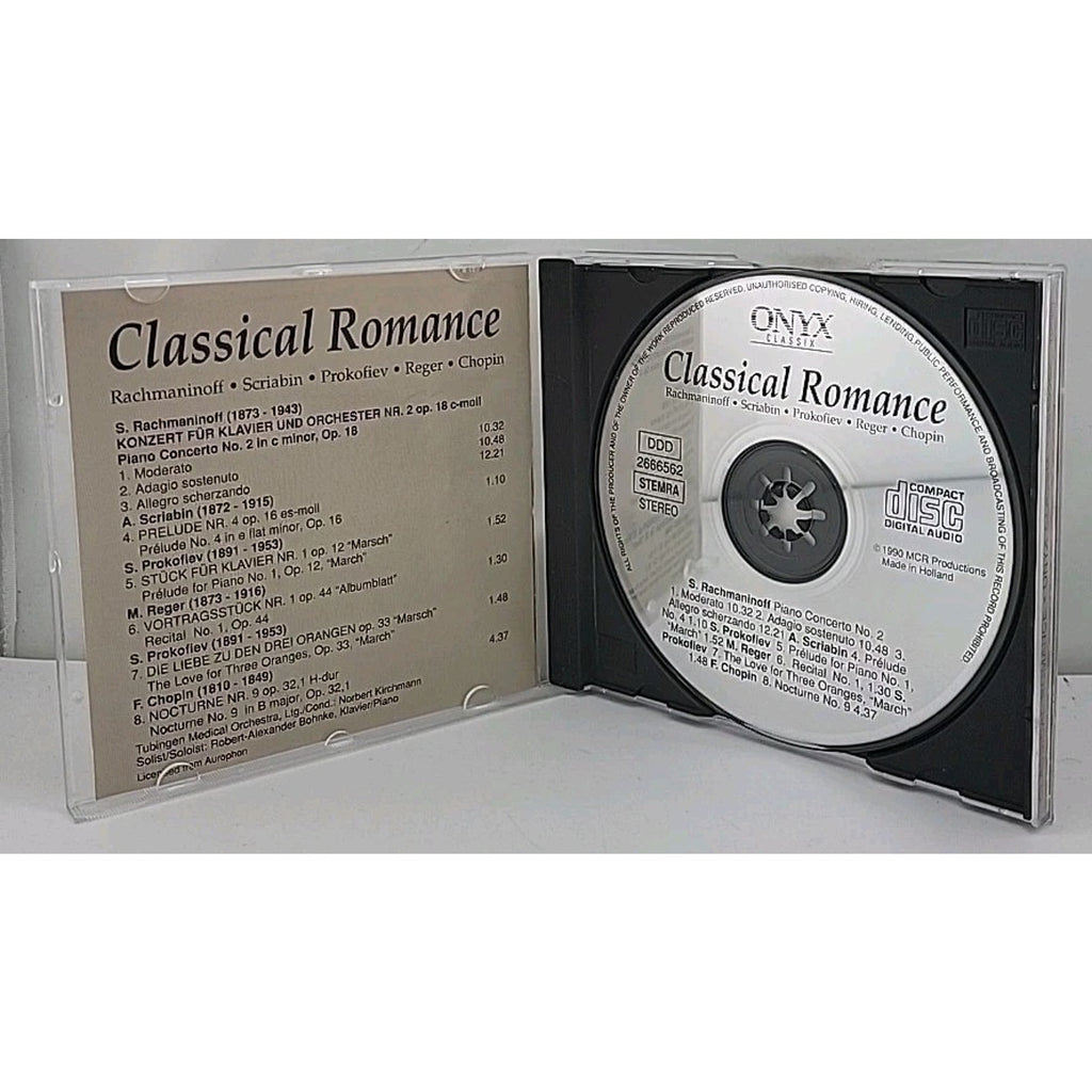 Rachmaninoff Scriabin Prokofiev Reger Chopin - Classical Romance CD