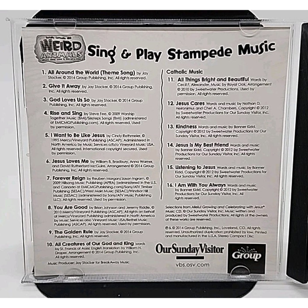 Weird Animals Where Jesus' Love is One-of-a-Kind CD
