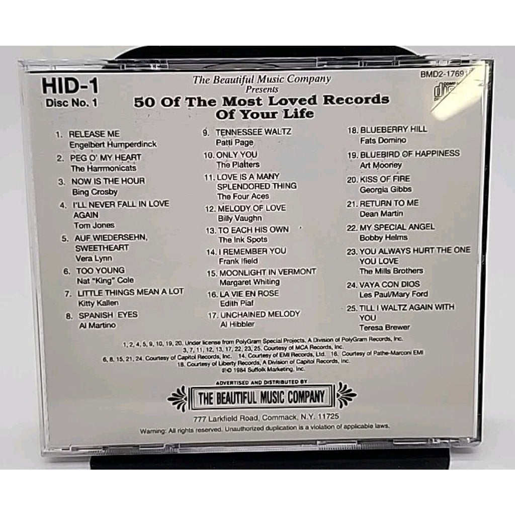 50 Of The Most Loved Records Of Your Life Record No 1 CD