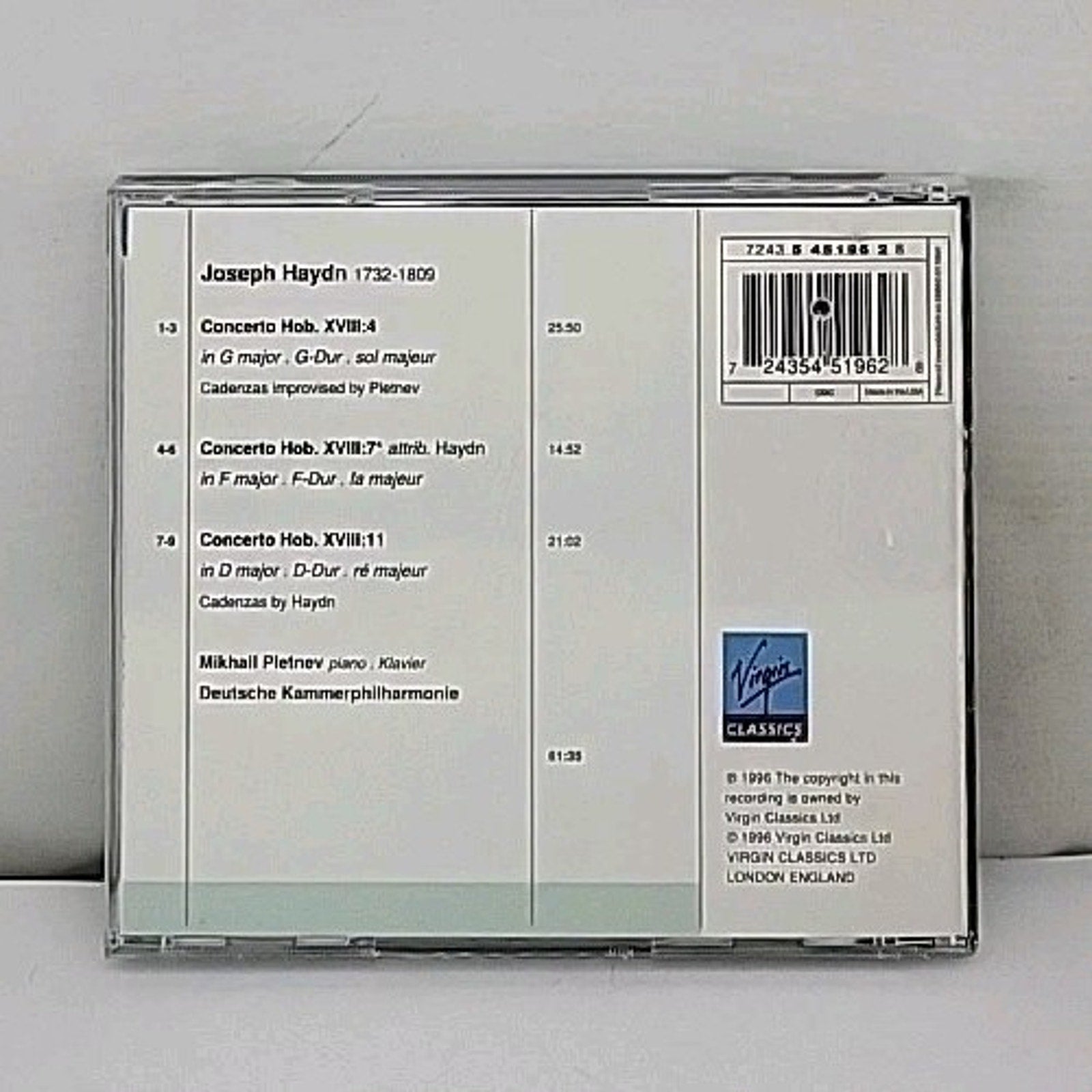 Concerto Piano 4/7/11 by Invocation (CD, 2000)