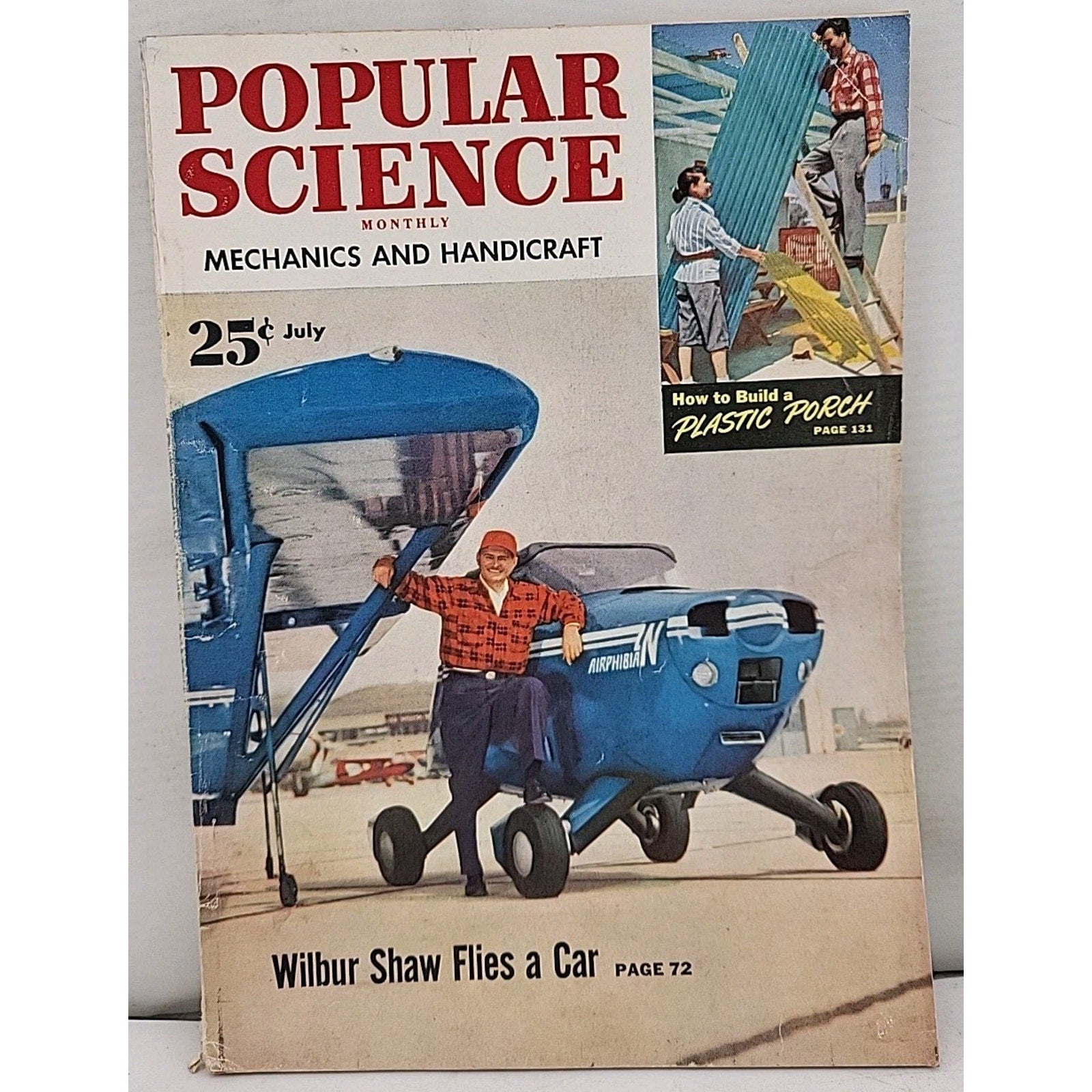 Popular Science Monthly Mechanics And Handicraft - July 1952 - Vol.161 No.1