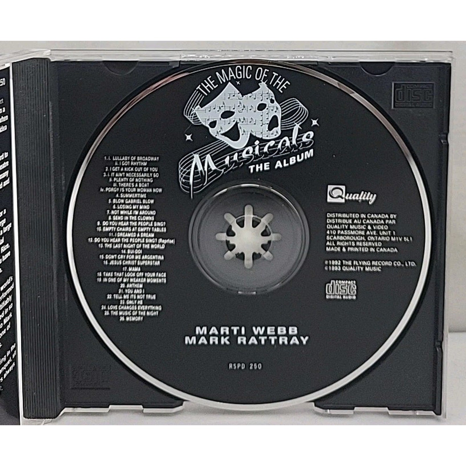 The Magic Of The Musicals CD