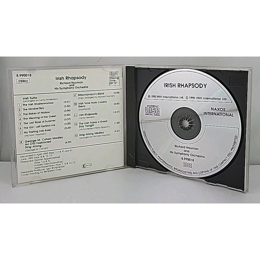 Irish Rhapsody CD Richard Hayman and His Symphony Orchestra Naxos