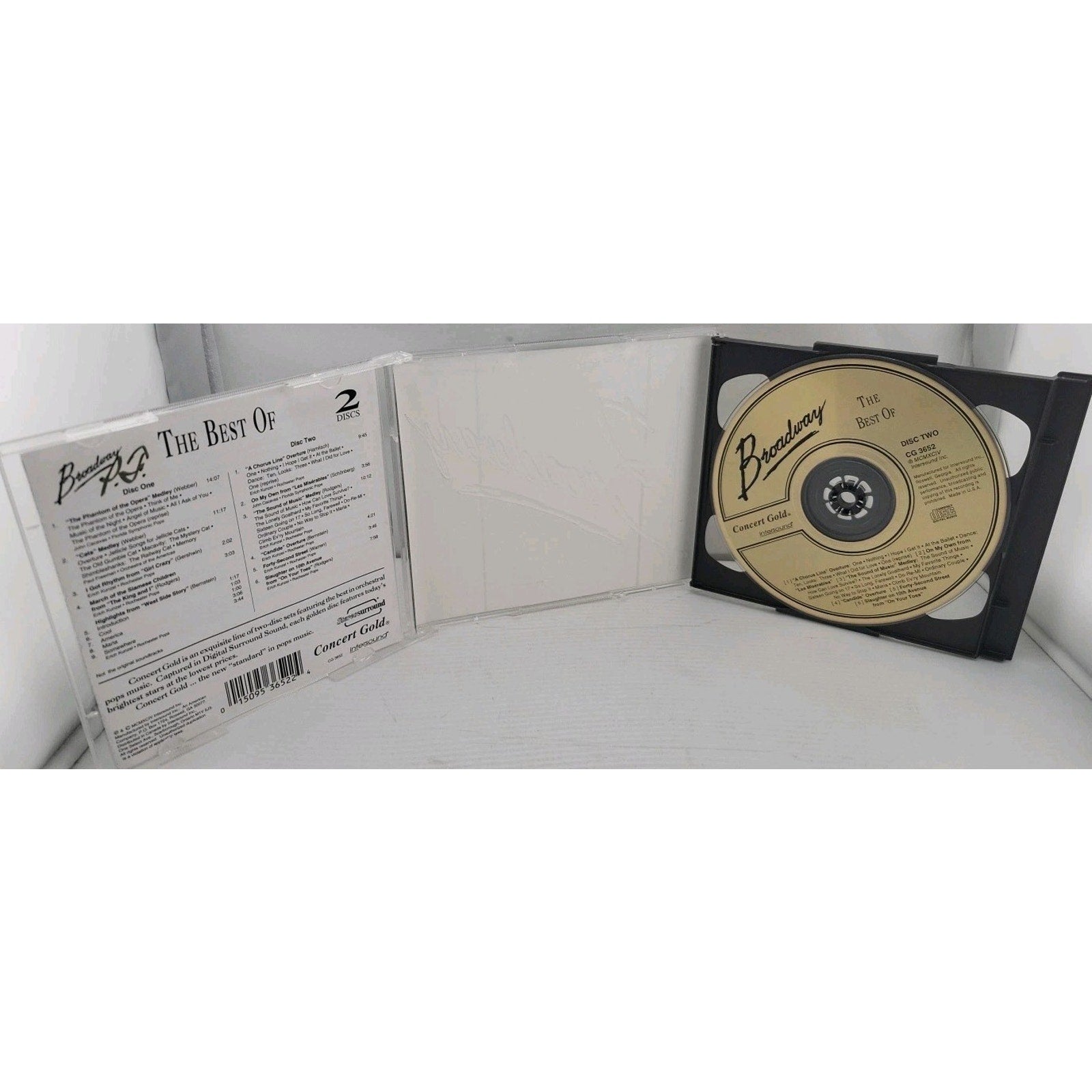 The Best Of Broadway (2-Disc CD) Surround Sound
