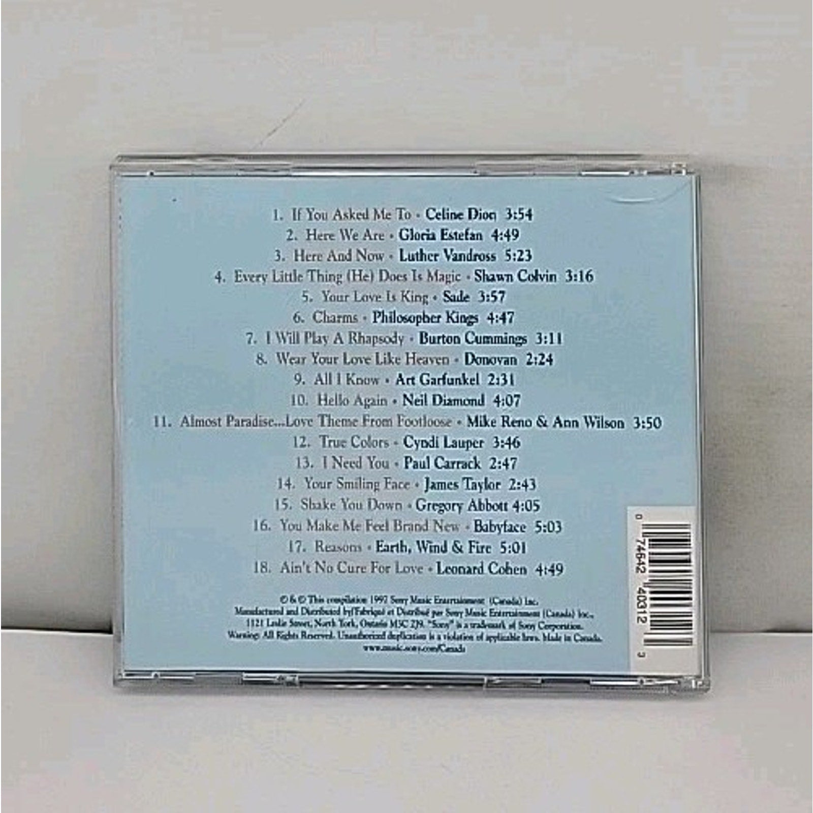 Pure Attraction 2, Eighteen Powerful Love Songs - Audio CD