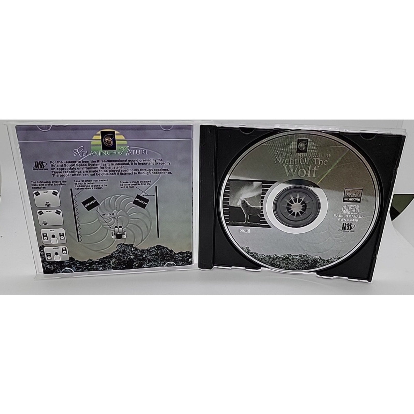 Relaxing With Nature: Night of the Wolf by Relaxing With Nature (CD, 1996)
