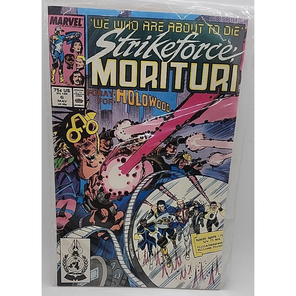 Strikeforce: Morituri #6 1987 Marvel Comics Comic Book