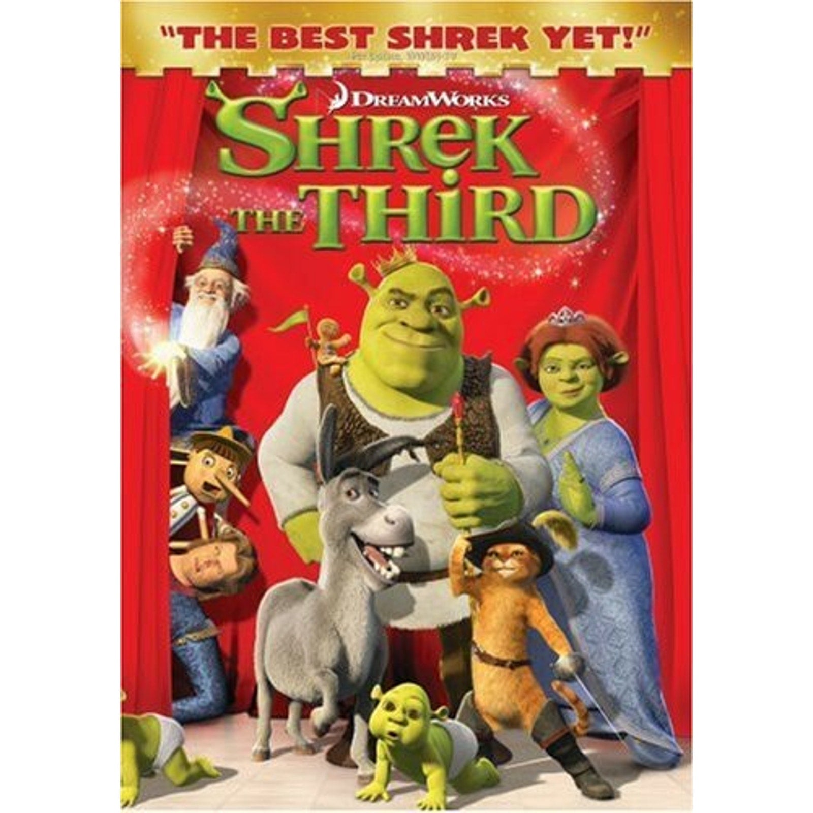 Shrek the Third (DVD, 2007, Widescreen Version)