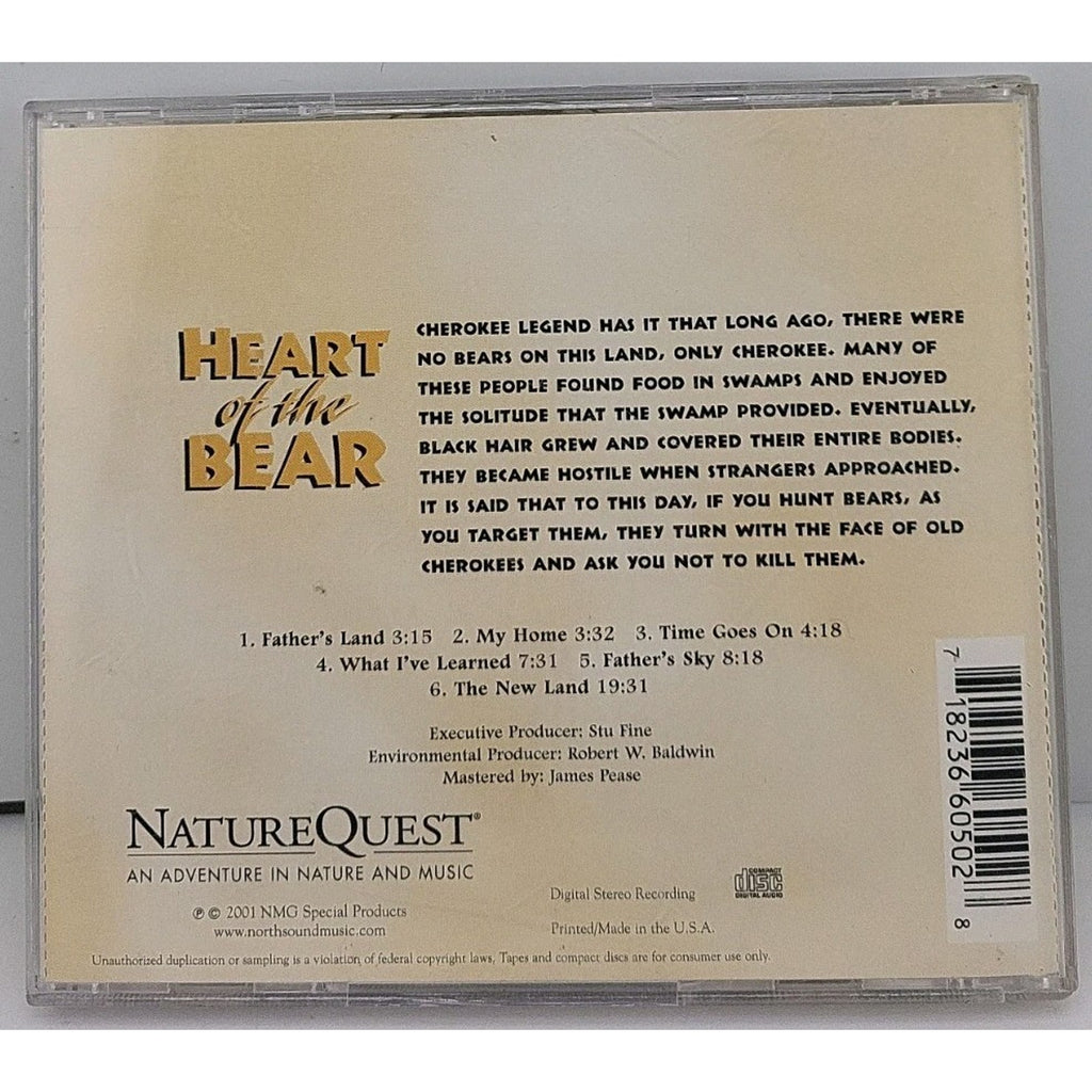 Heart of the Bear CD 2001 NatureQuest Cherokee