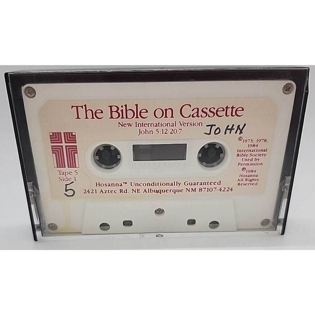 The Bible on Cassette John 5:12-20:7 (Cassette) TAPE 5 ONLY
