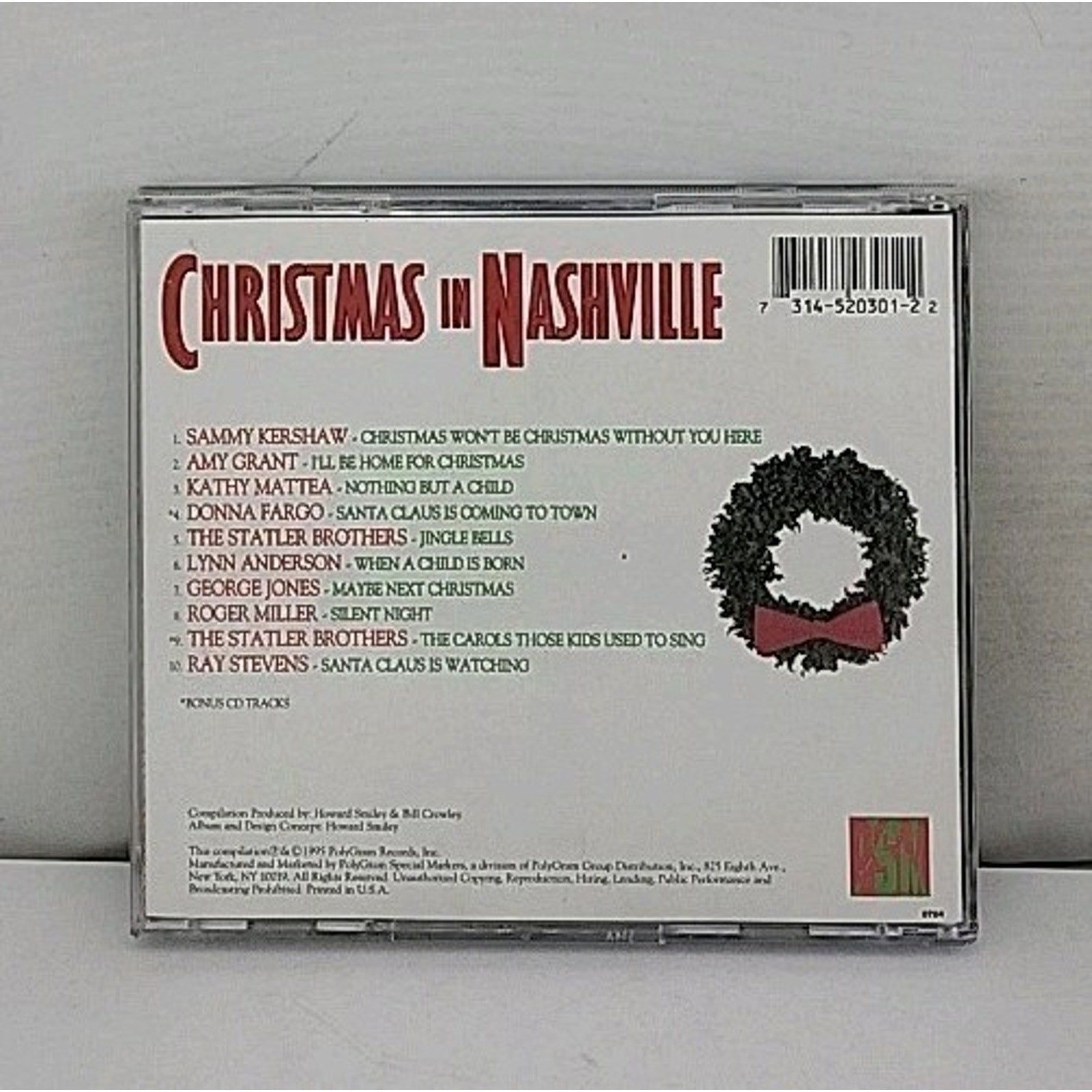 Xmas in Nashville by Various (CD, 1995)