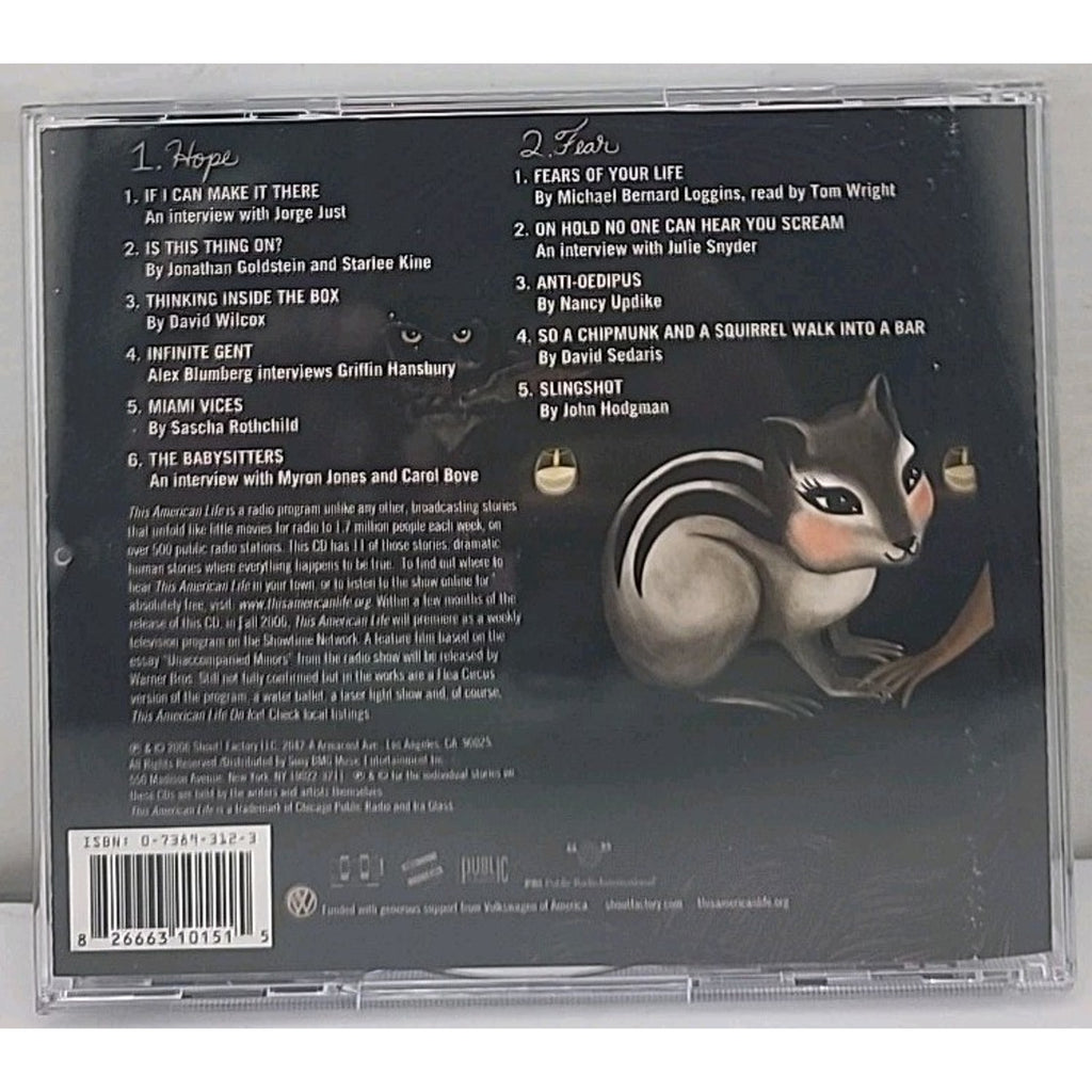 This American Life: Stories of Hope and Fear by Various (CD, 2006)