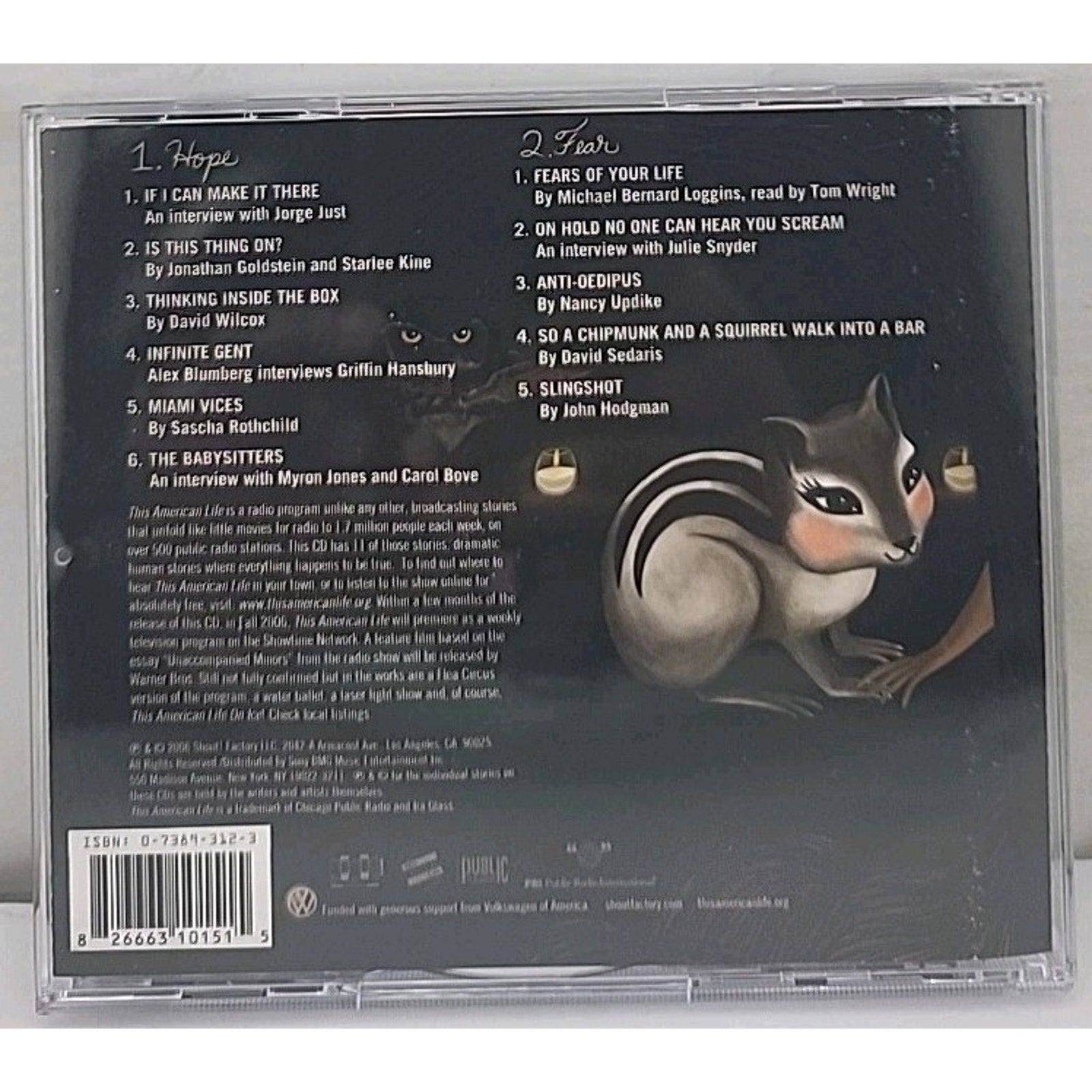 This American Life: Stories of Hope and Fear by Various (CD, 2006)