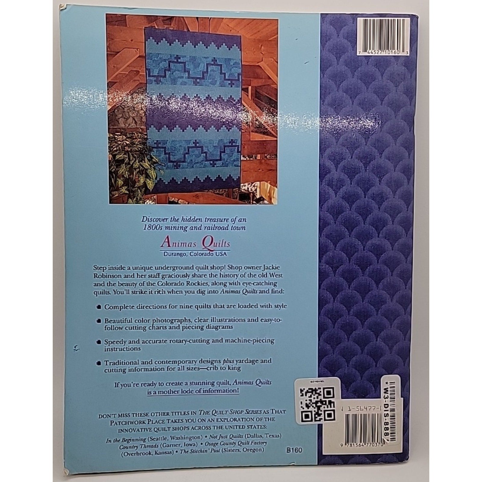 Animas Quilts by Jackie Robinson (1993, Trade Paperback)