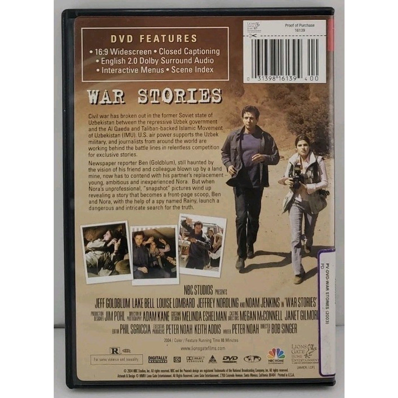 War Stories (DVD, 2003)