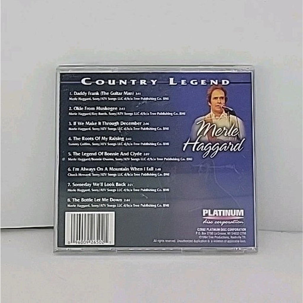 Vol. 2 Country Legend by Merle Haggard (CD, 2003)