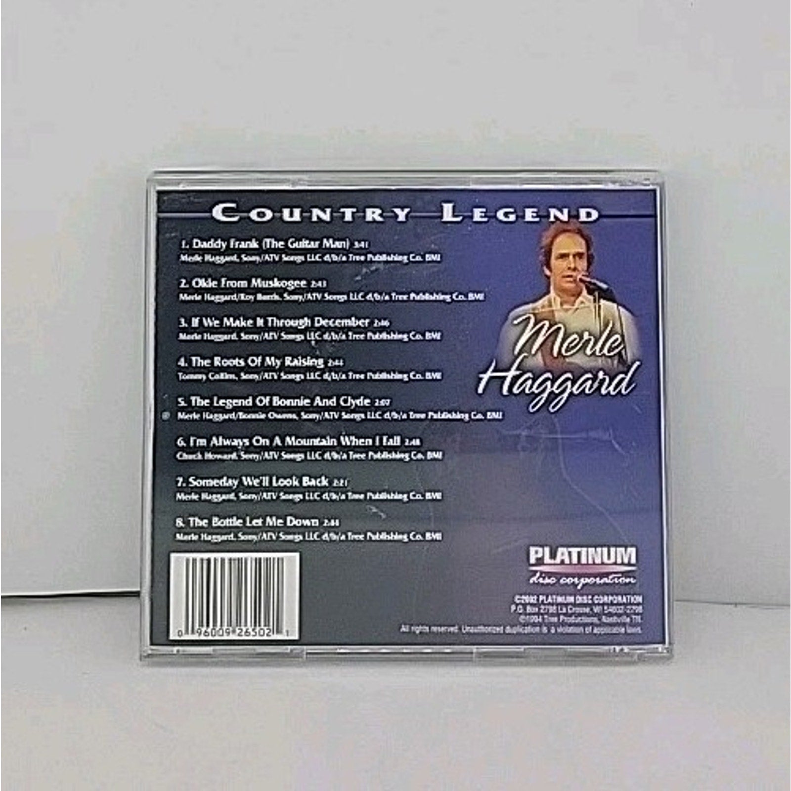 Vol. 2 Country Legend by Merle Haggard (CD, 2003)
