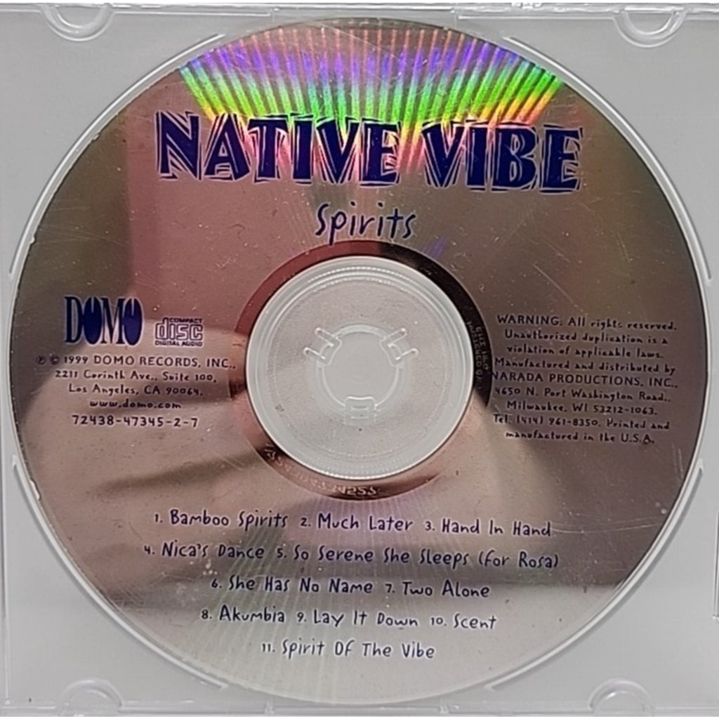 Spirits by Native Vibe (CD, 2007)