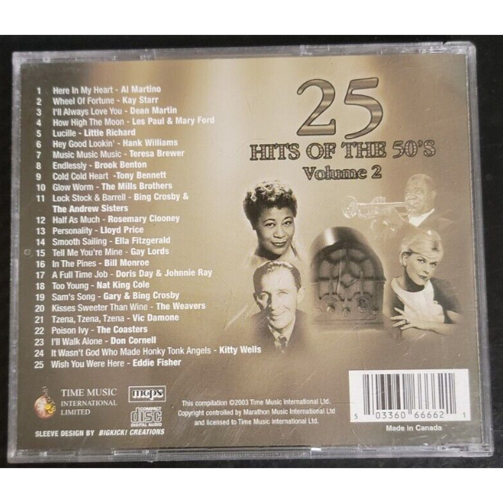 25 Hits Of The 50's Volume 2 - (CD)