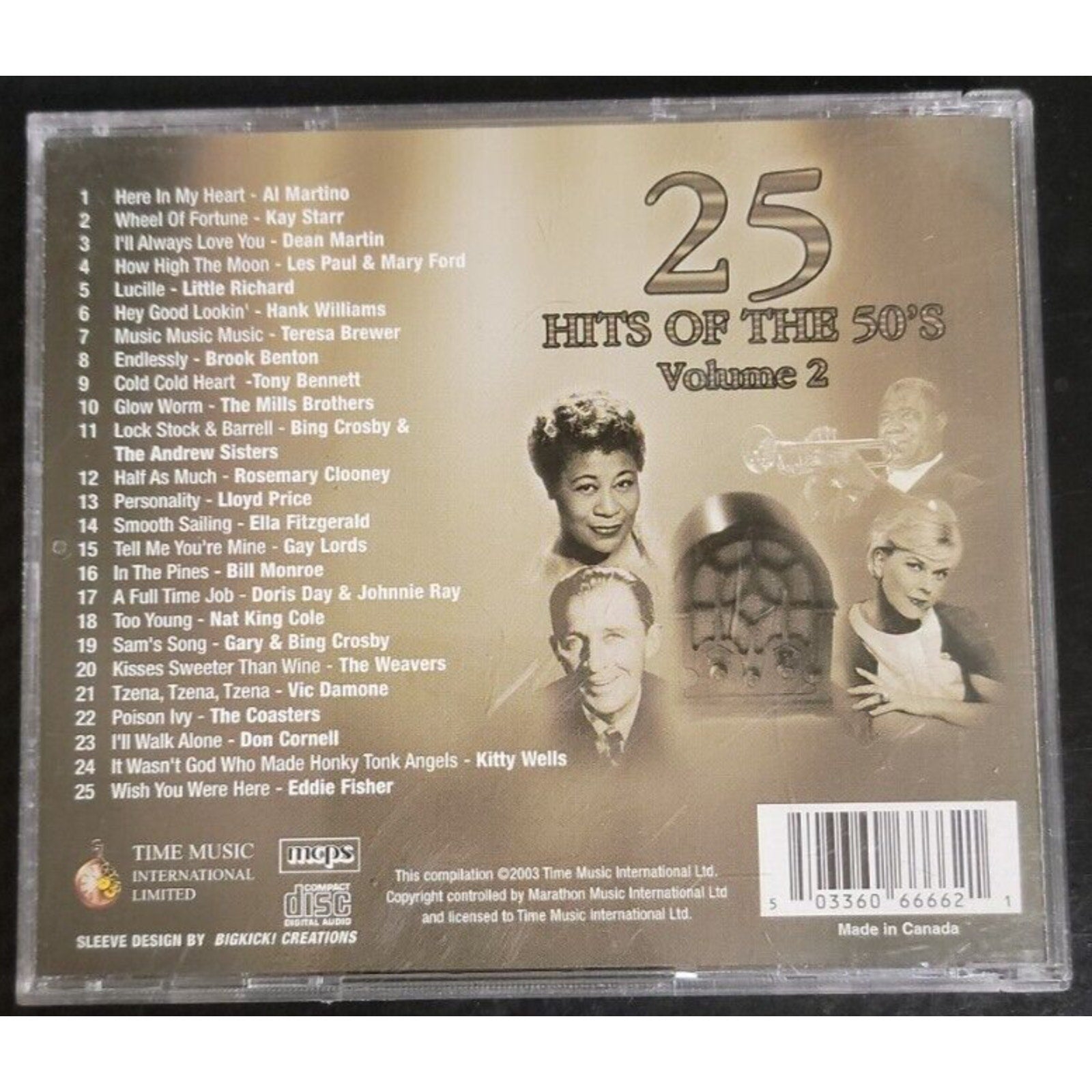 25 Hits Of The 50's Volume 2 - (CD)