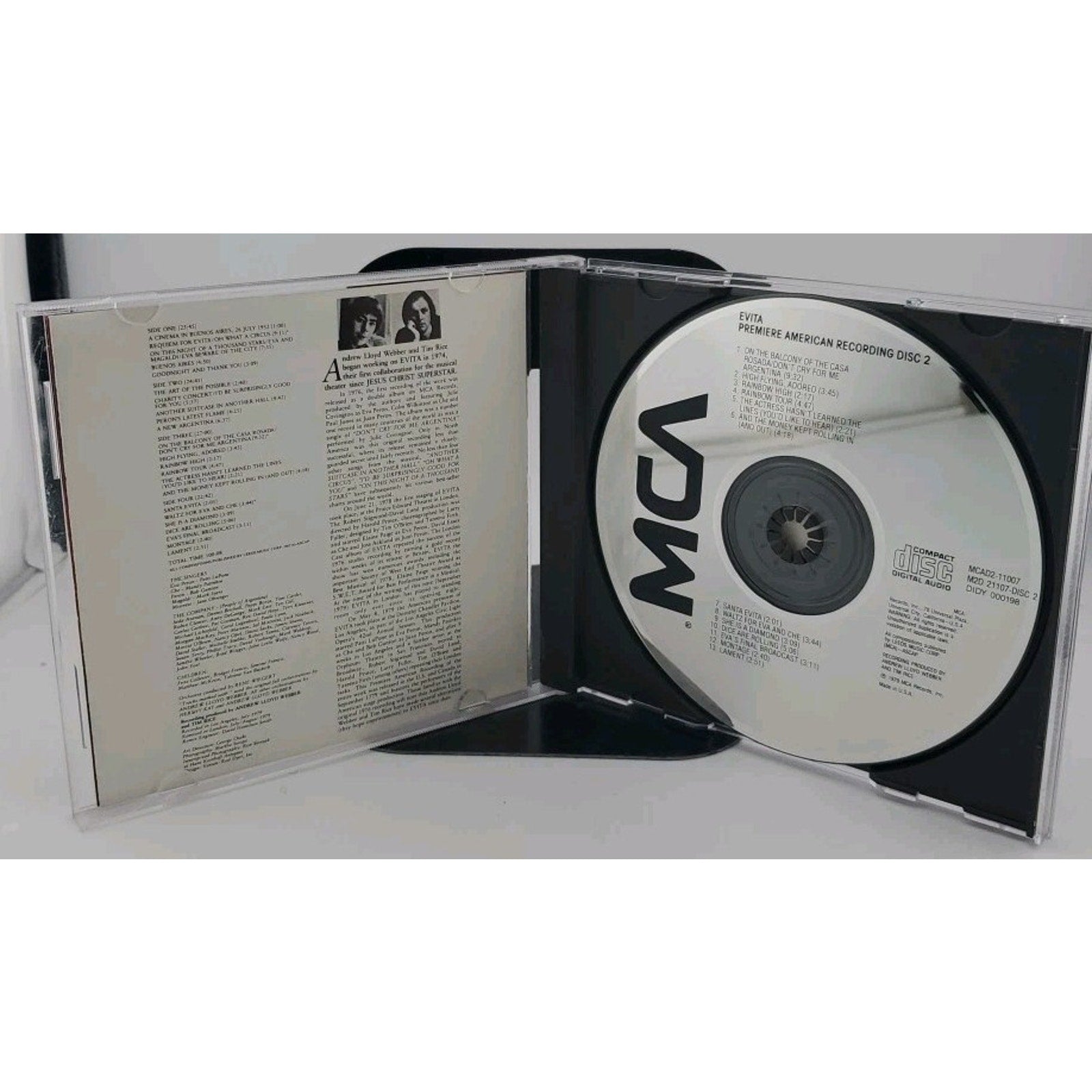 Evita - Premiere American Recording- Disc 2 (CD, MCA)