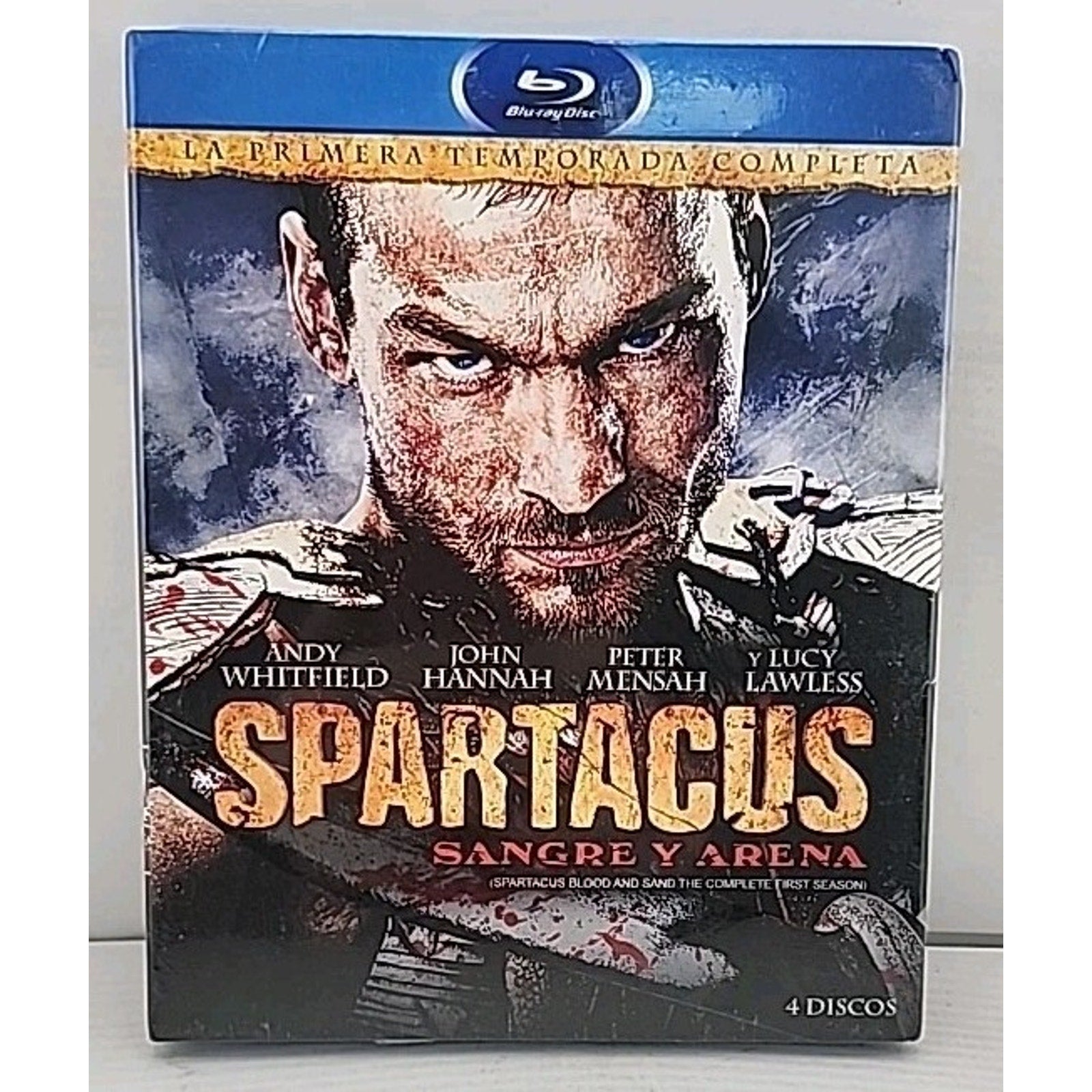 Spartacus Blu-ray 2010 Complete First Season Andy Whitfield SPANISH *Brand New*
