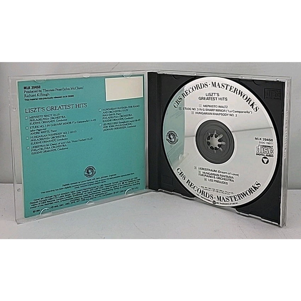 Liszt's Greatest Hits by Liszt / Ormandy / Philadelphia Orch (CD, 2009)