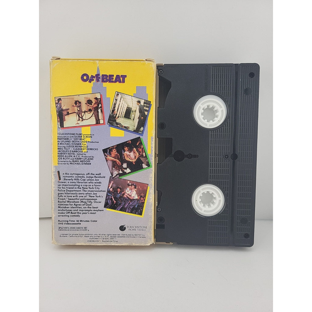 Off Beat (VHS, 1986) Judge Reinhold Meg Tilly Cult Cop Comedy