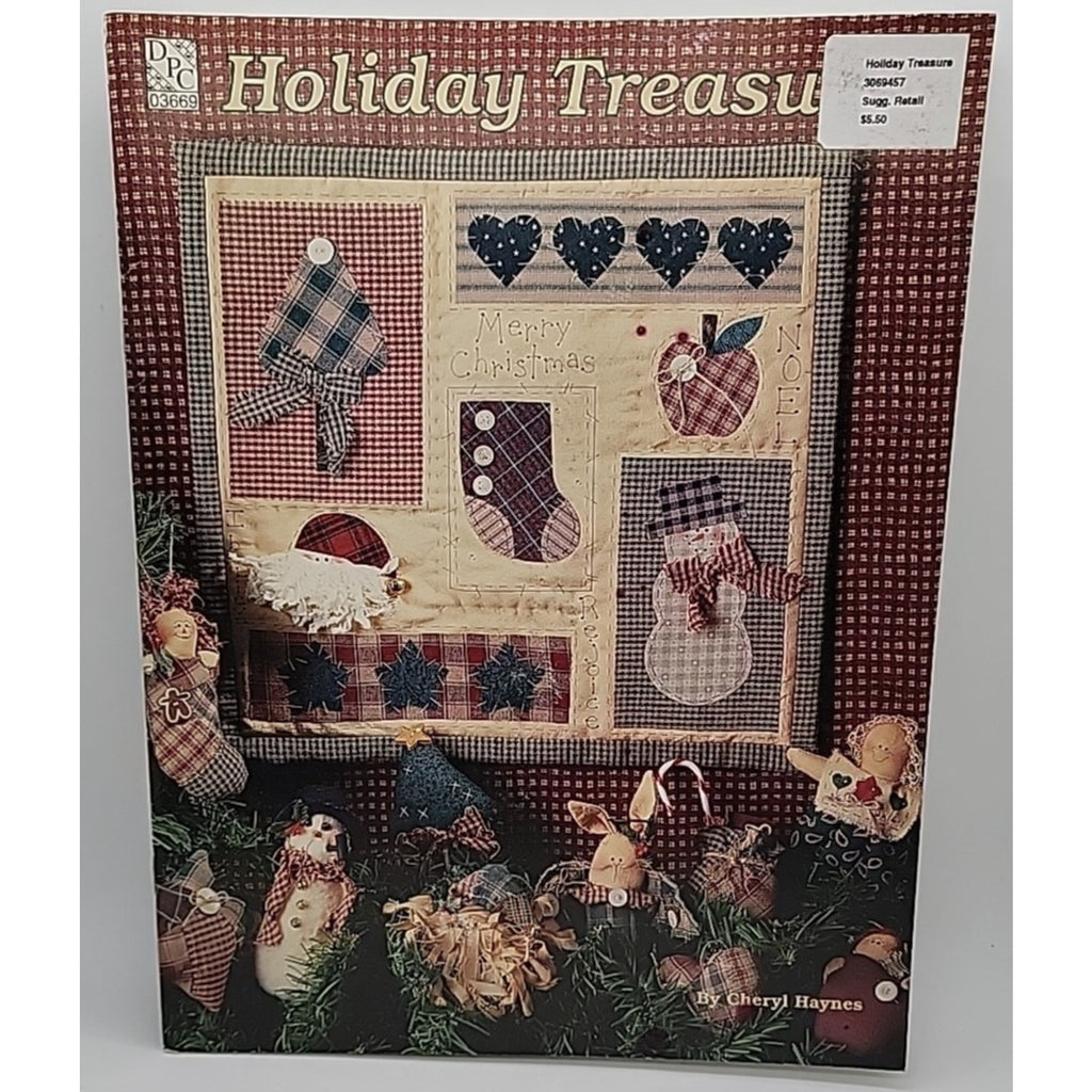 DPC Holiday Treasures by Cheryl Haynes Leaflet Book Stitching Sewing Crafting