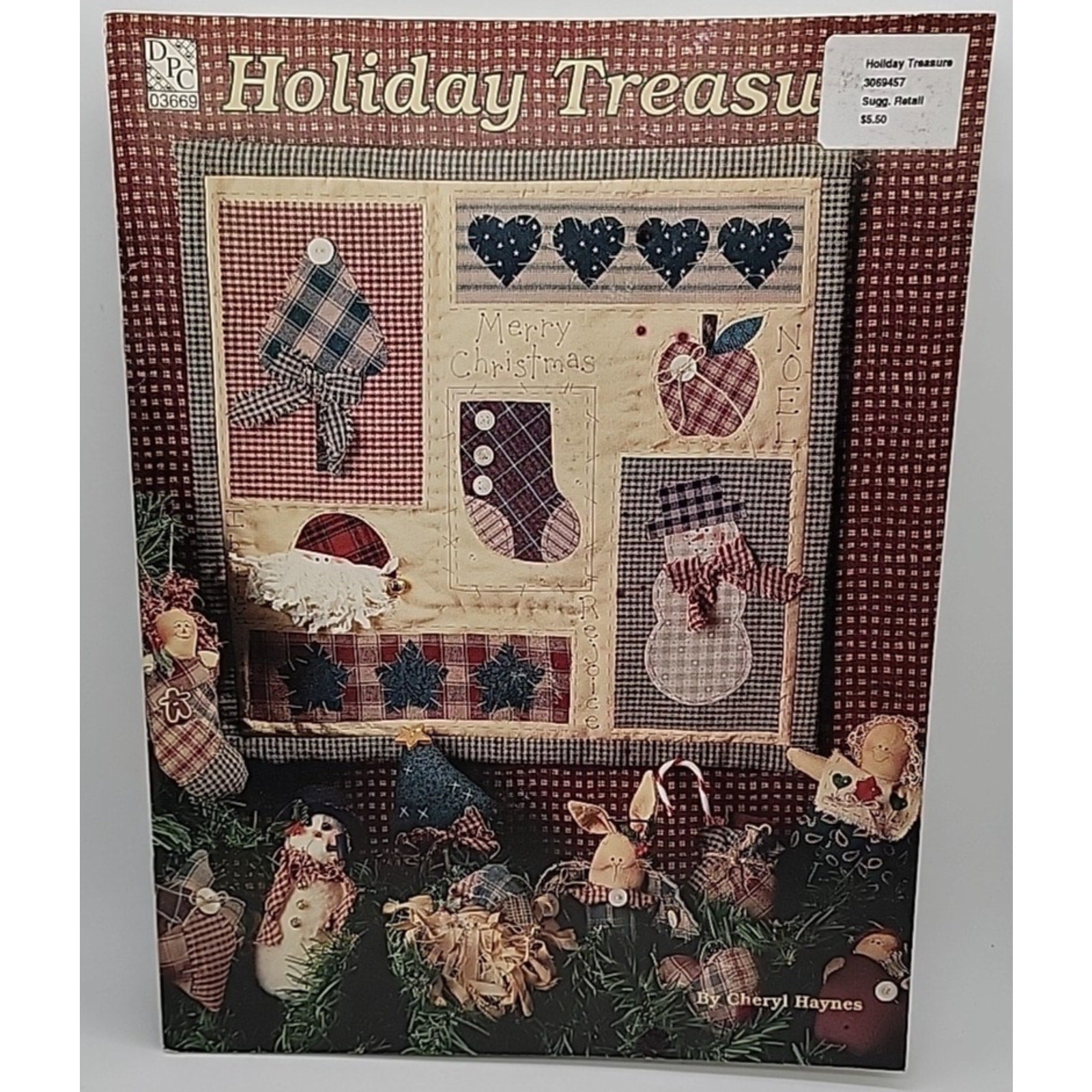 DPC Holiday Treasures by Cheryl Haynes Leaflet Book Stitching Sewing Crafting