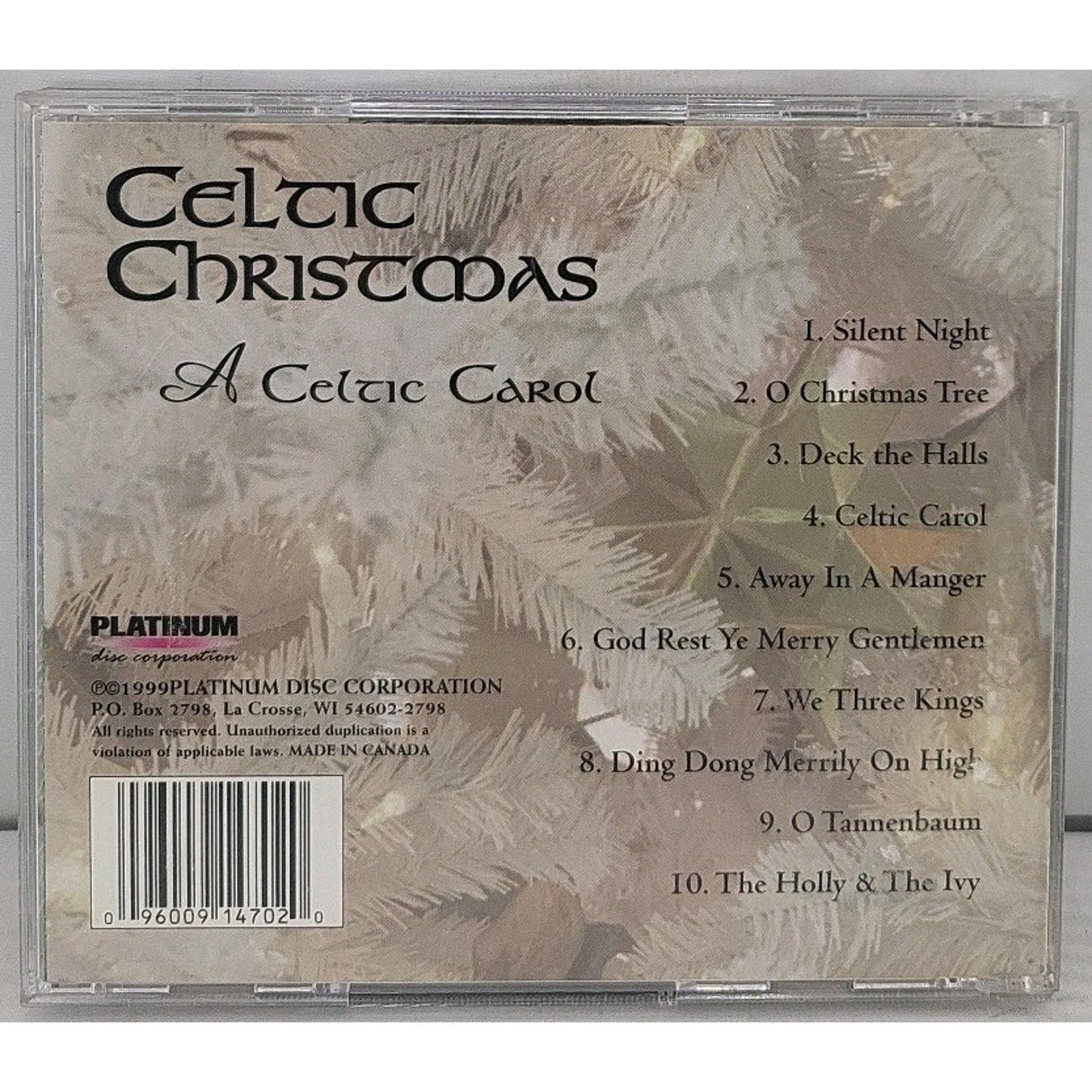 Celtic Christmas by O'reilly Consort (CD, 2000)
